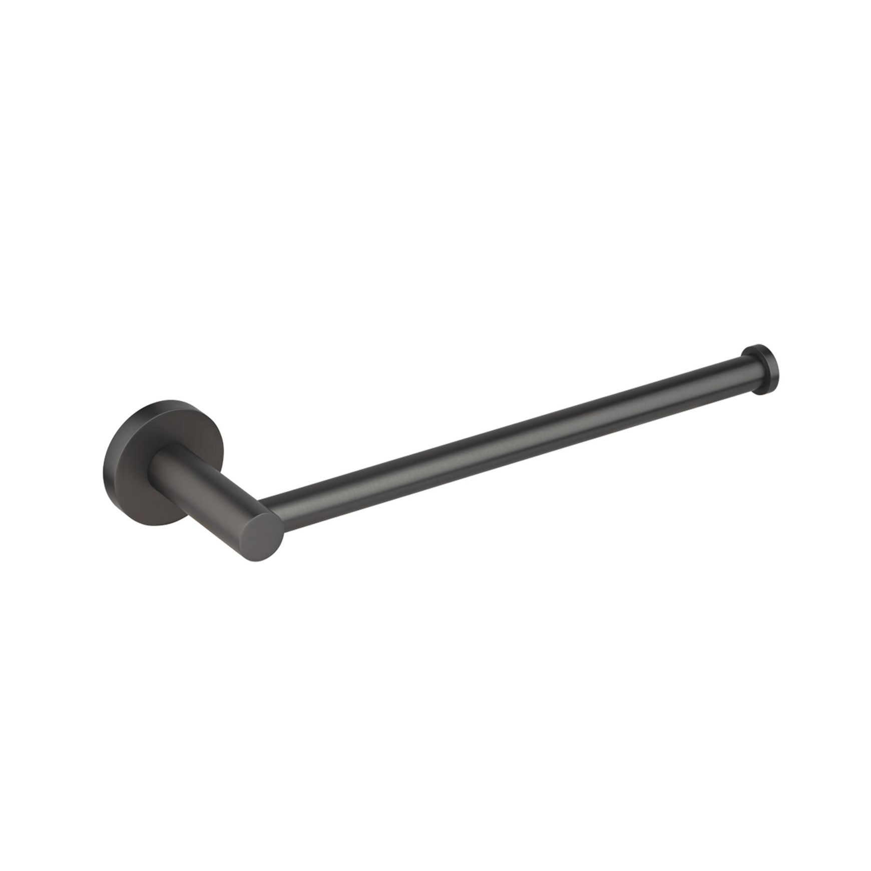Elysian Hand Towel Holder - Brushed Gunmetal