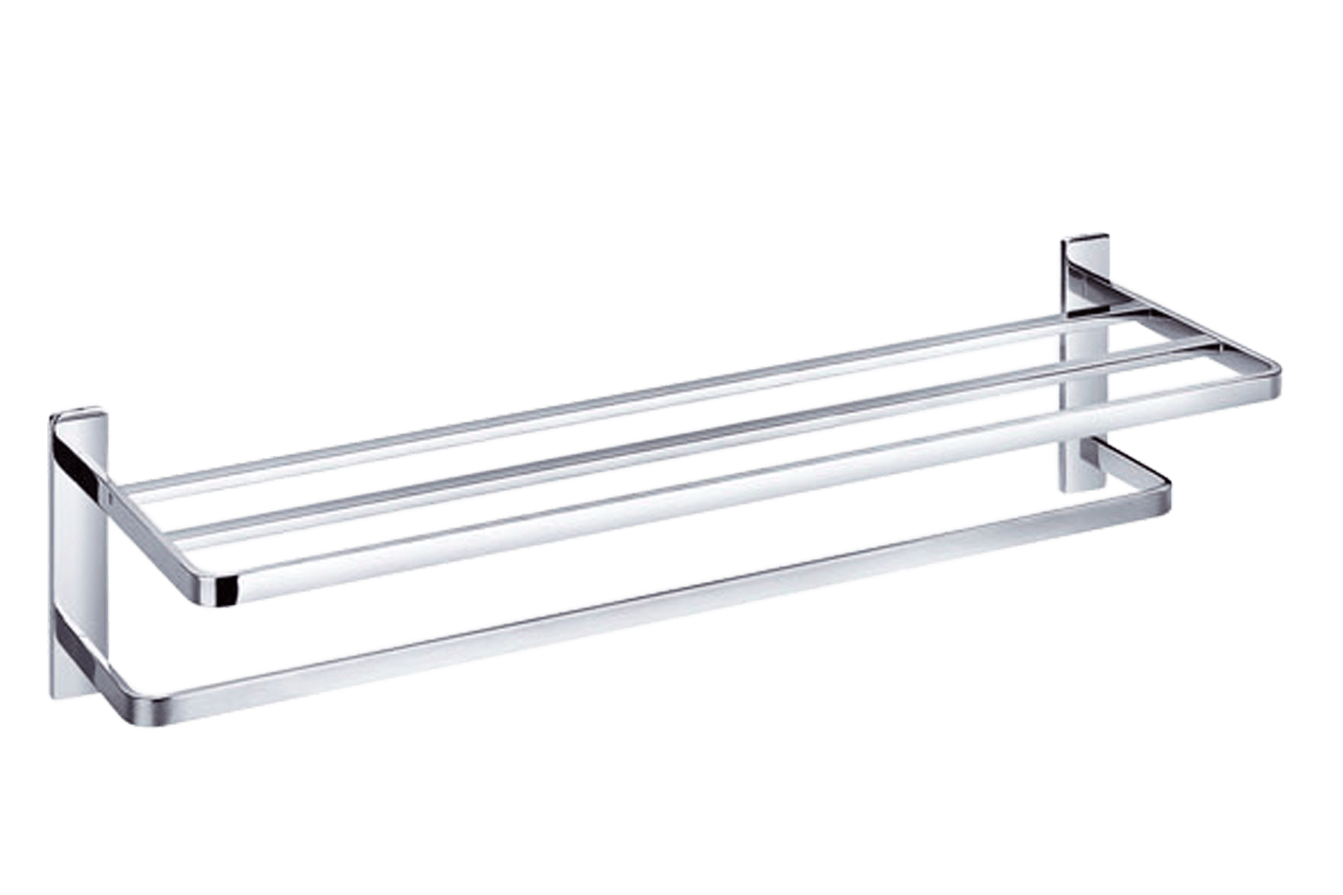 Cubic Long Towel Shelf & Rail 610mm
