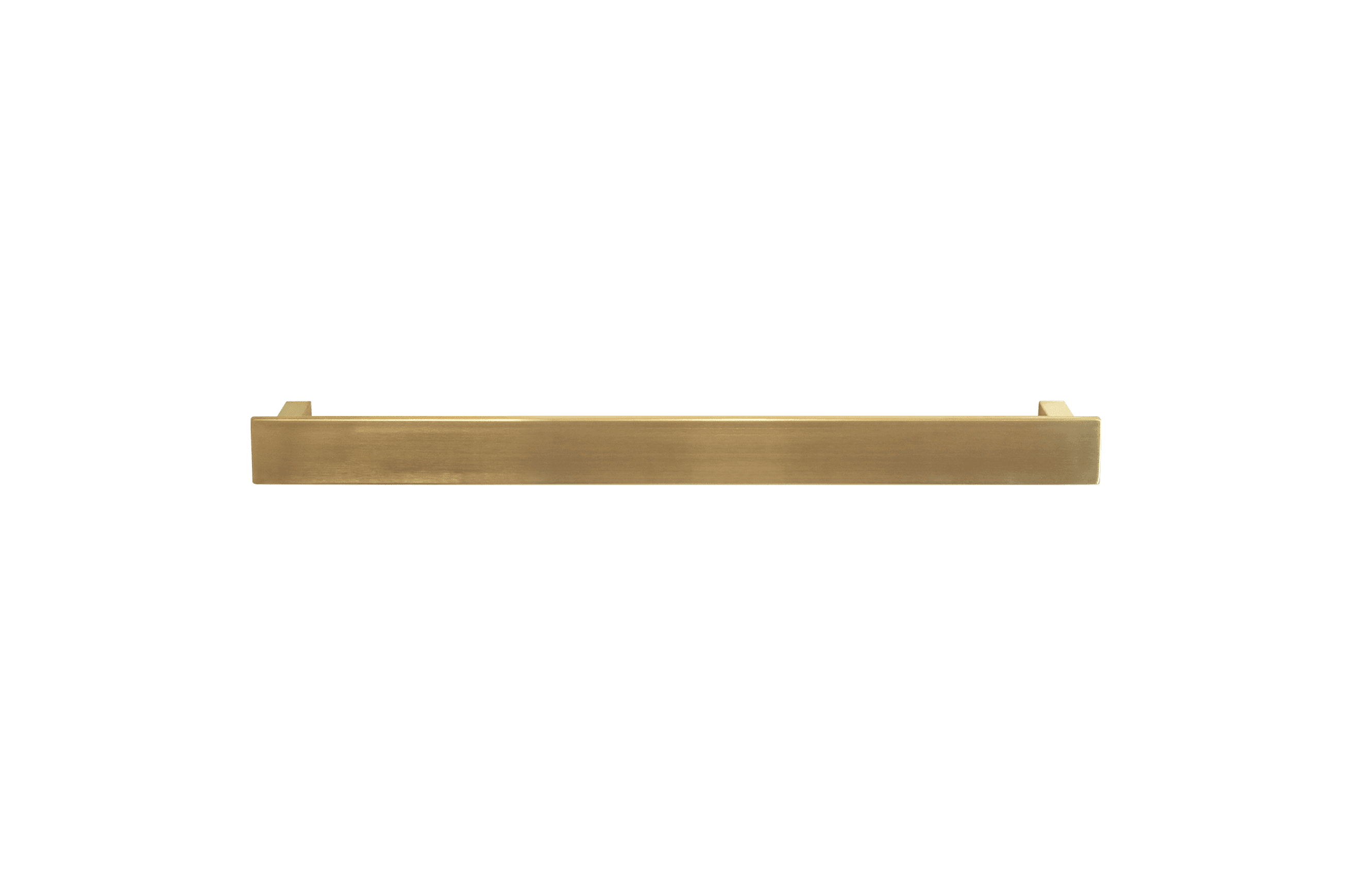 Towel Rail Bar Square 12V 650mm Brushed Gold