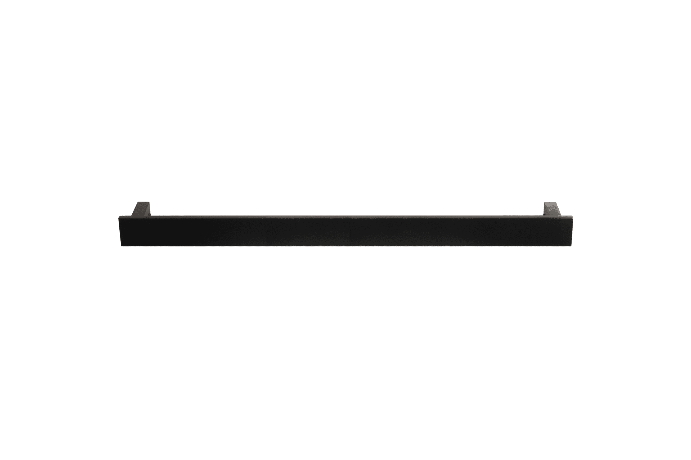 Towel Rail Bar Square 12V 850mm Satin Black