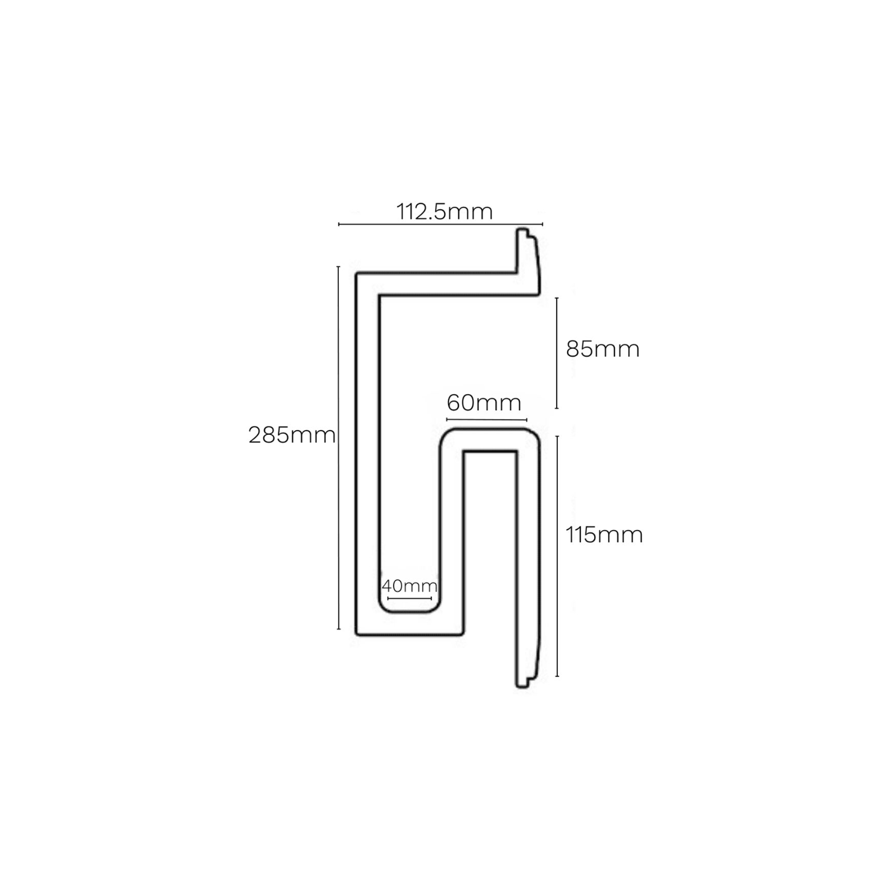 Recessed Handrail
