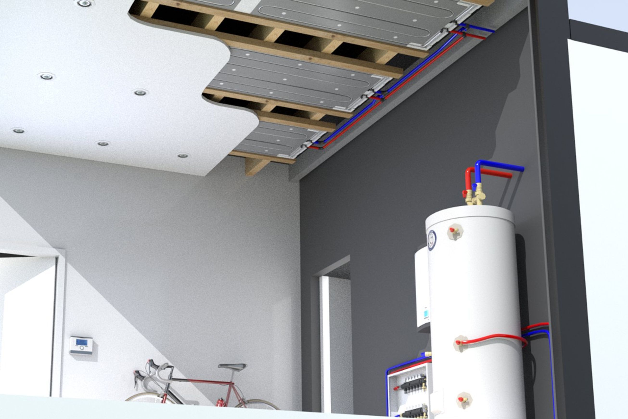 Active Ceiling Radiant Heating & Cooling System