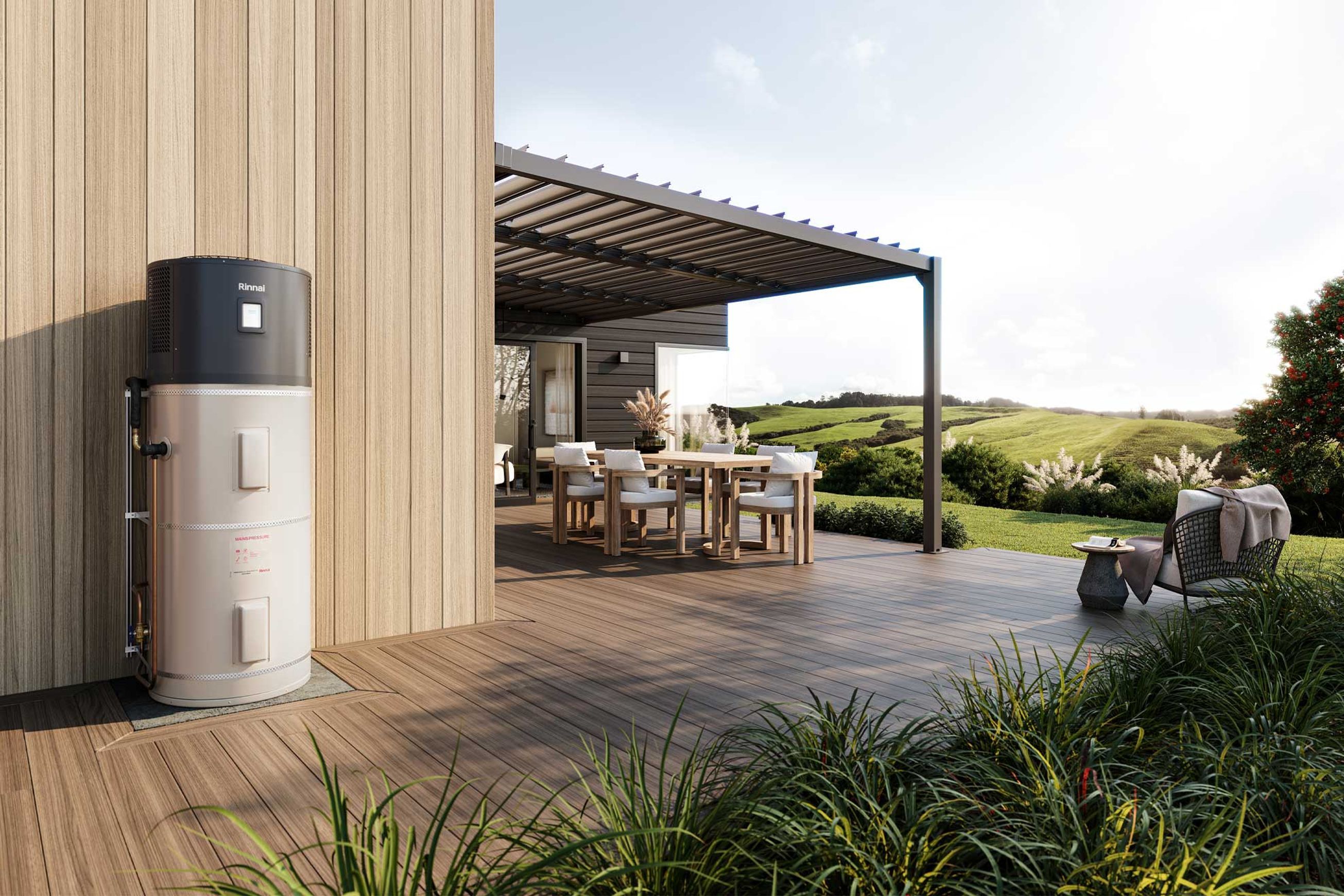 Rinnai HydraHeat™ Integrated Hot Water Heat Pump