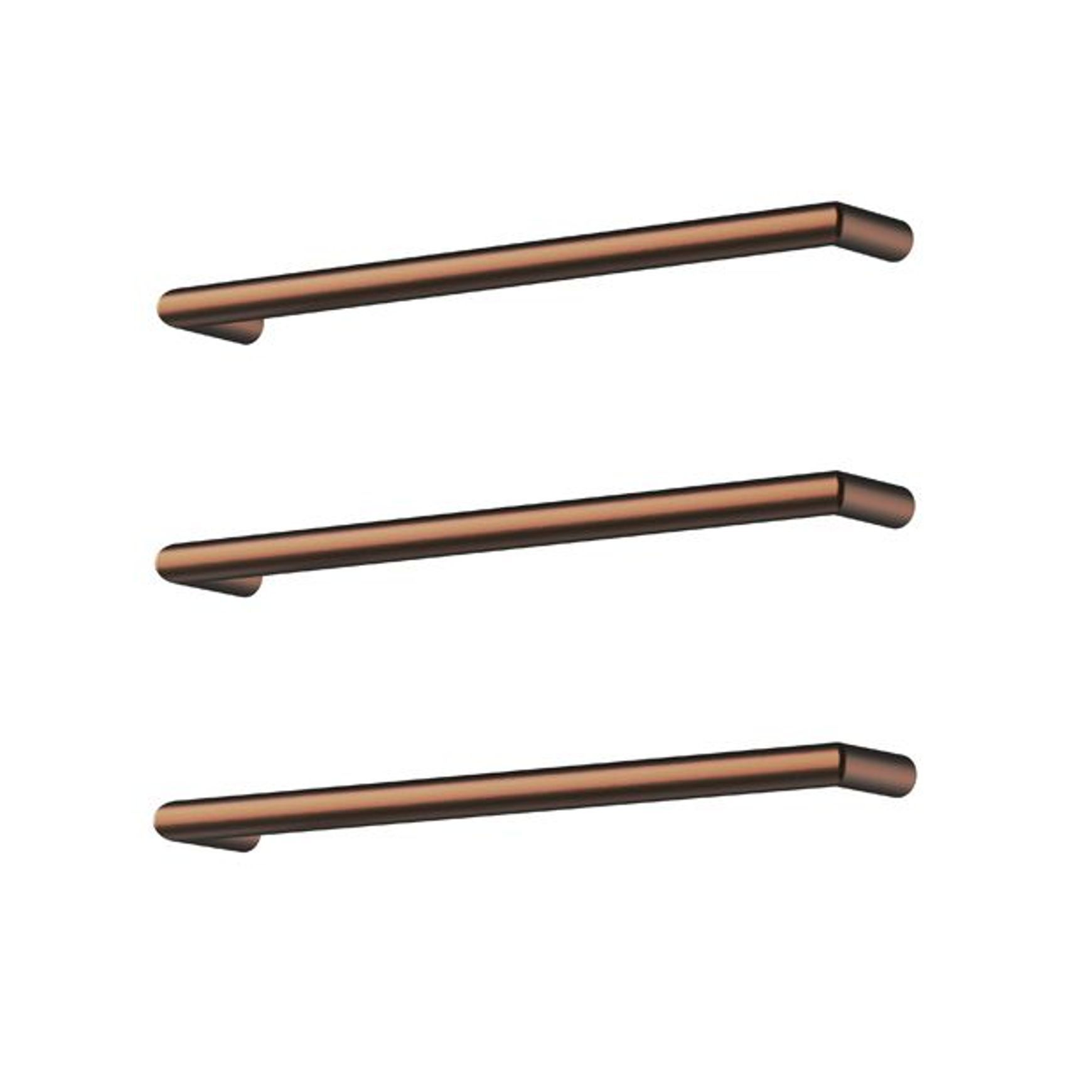 Toro Round Heated Towel Rail - 432mm