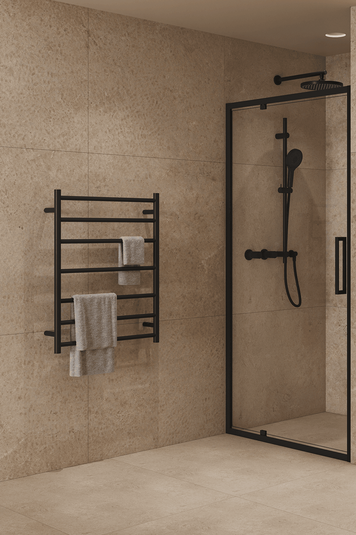 Calora Heated Towel Rail Ladder 7 Bar 630x122x800mm