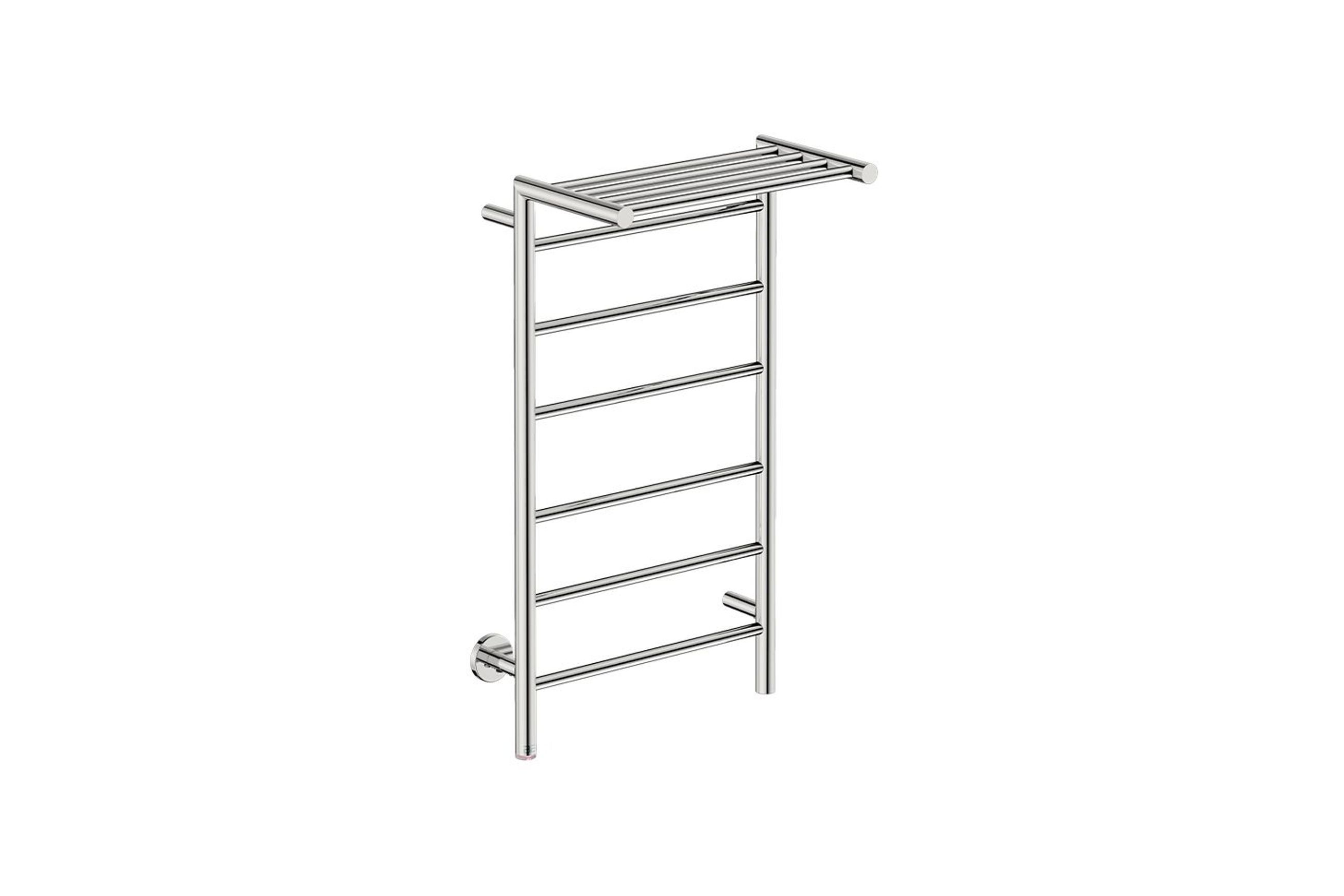 EDGE 10 Bar 500mm Straight Heated Towel Rail