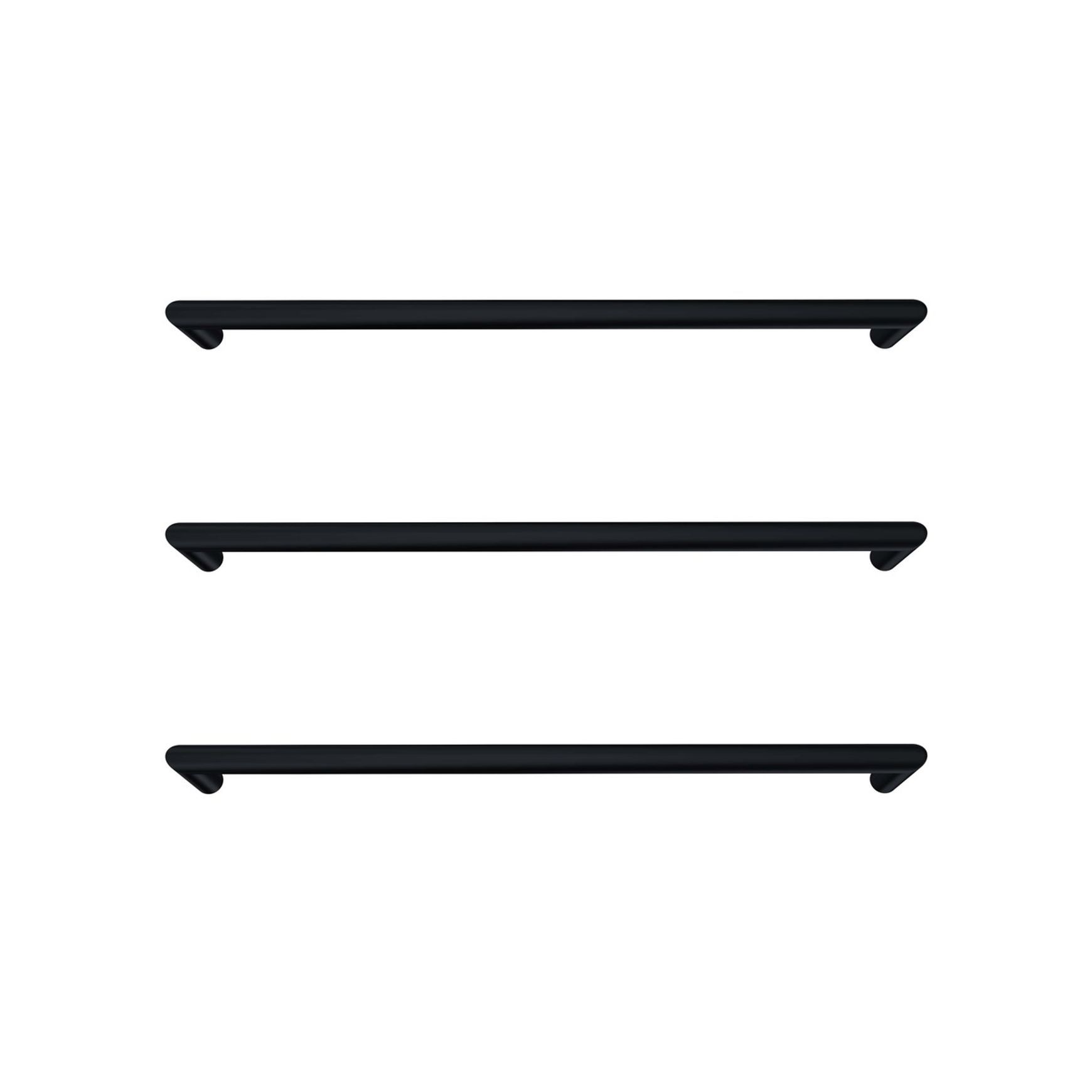 Toro Round Heated Towel Rail - 632mm