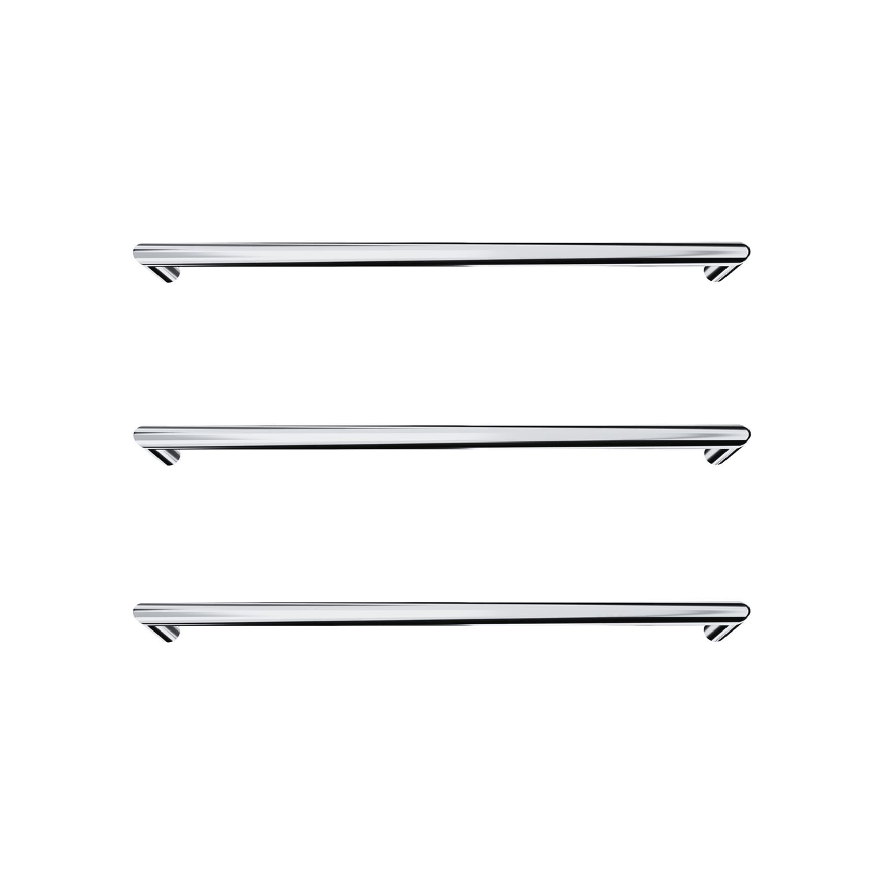 Toro Round Heated Towel Rail - 632mm