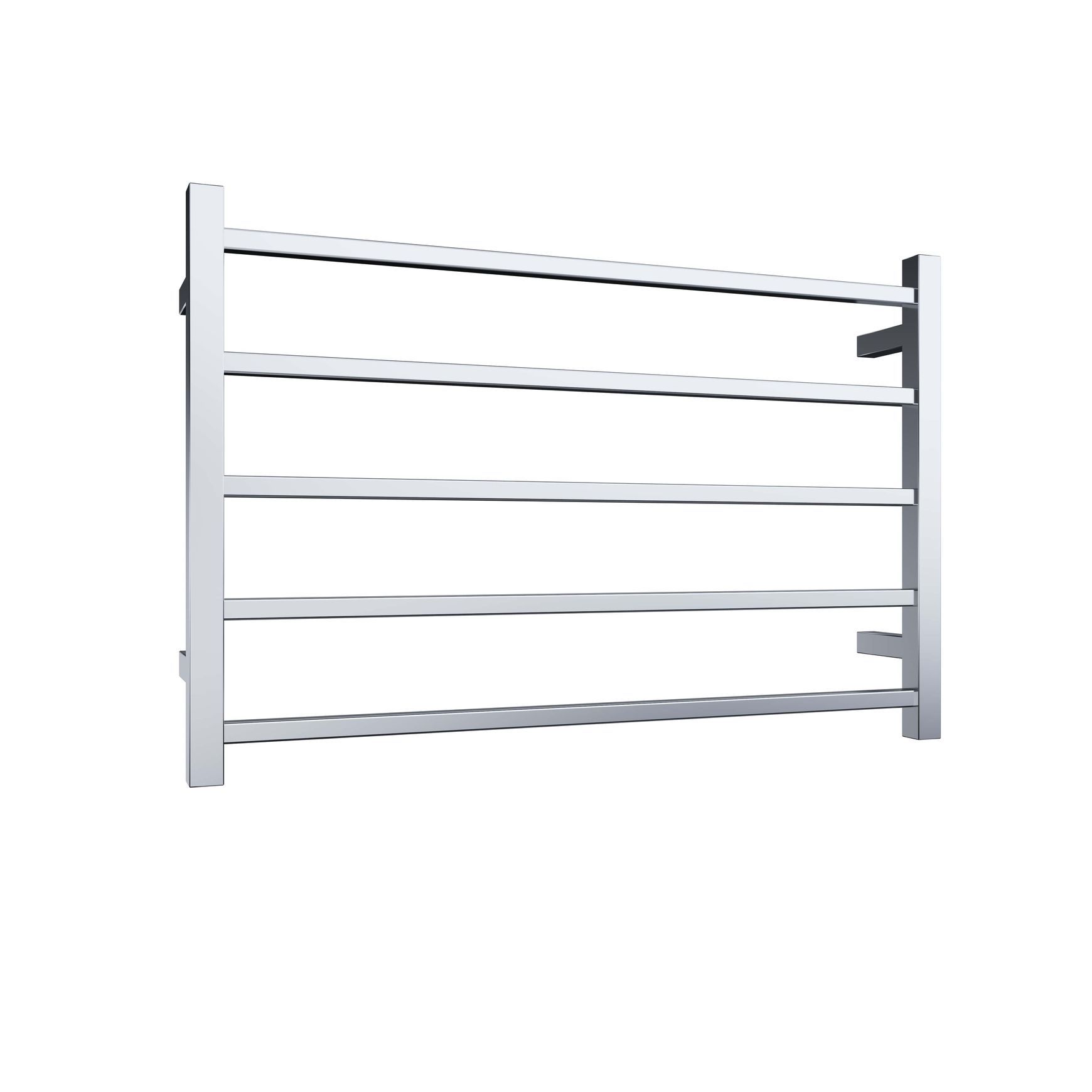 Quadro 5-Bar Heated Towel Rail Chrome