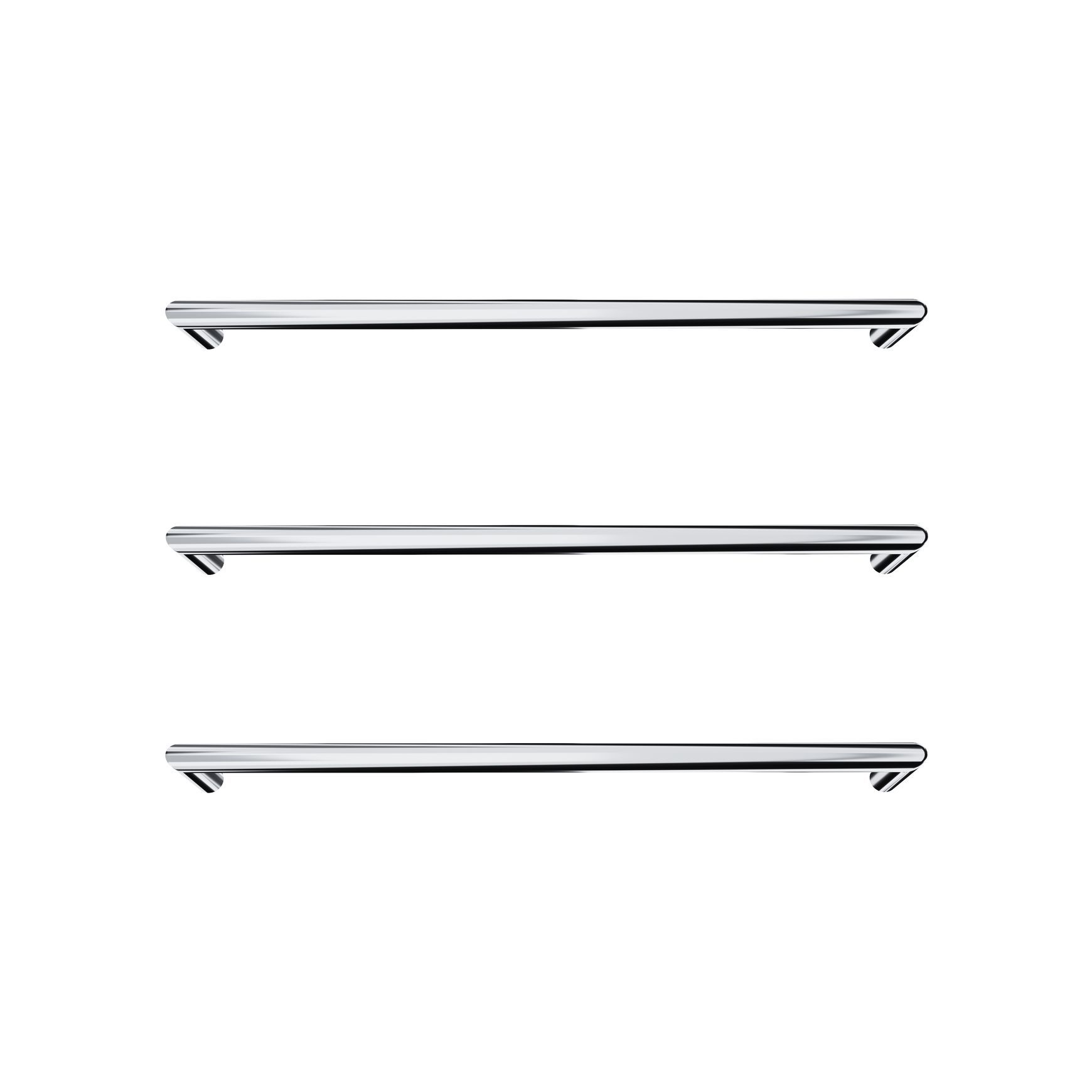 Toro Round Heated Towel Rail - 432mm