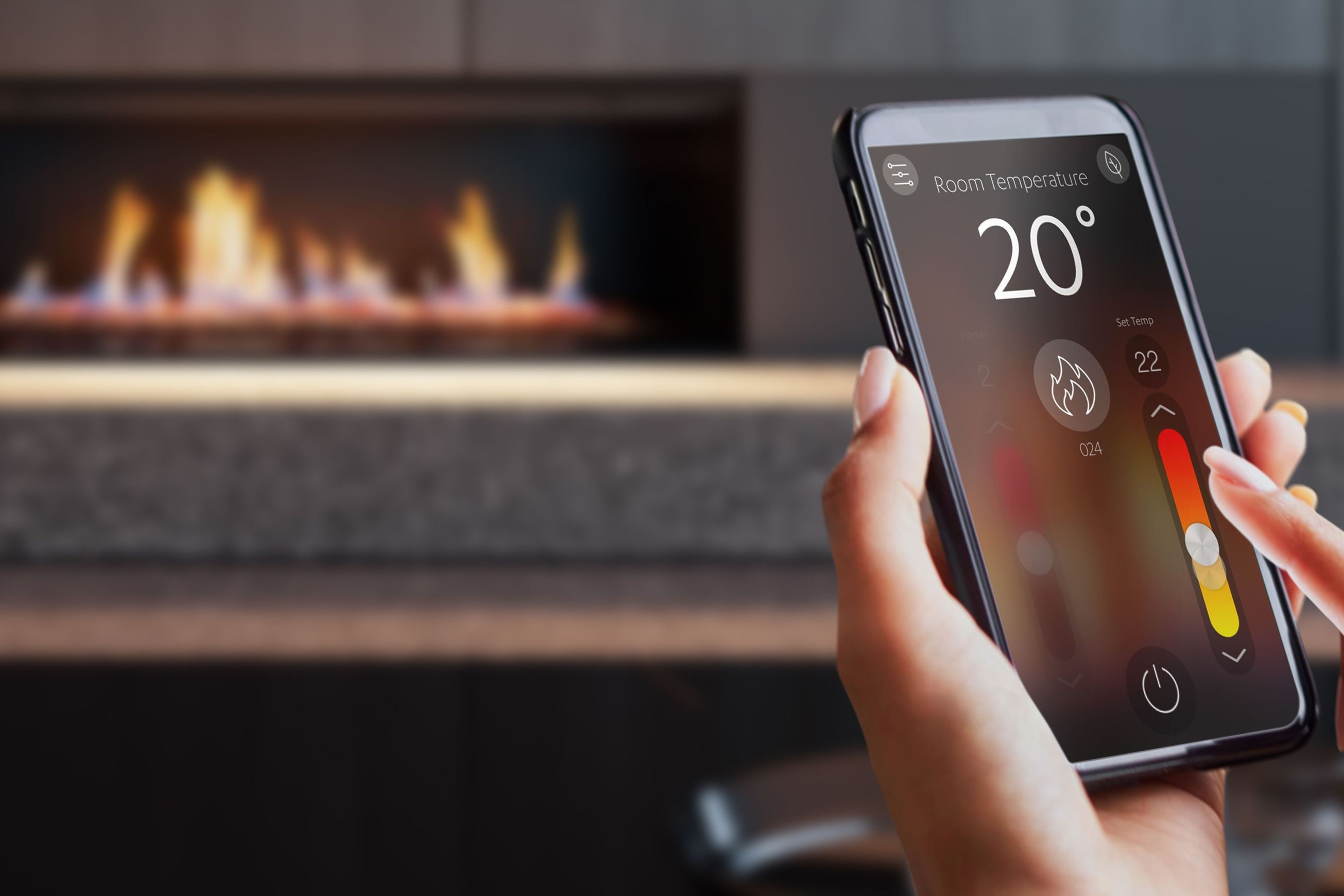 Rinnai Linear 800 Gas Fireplace with FlameTech
