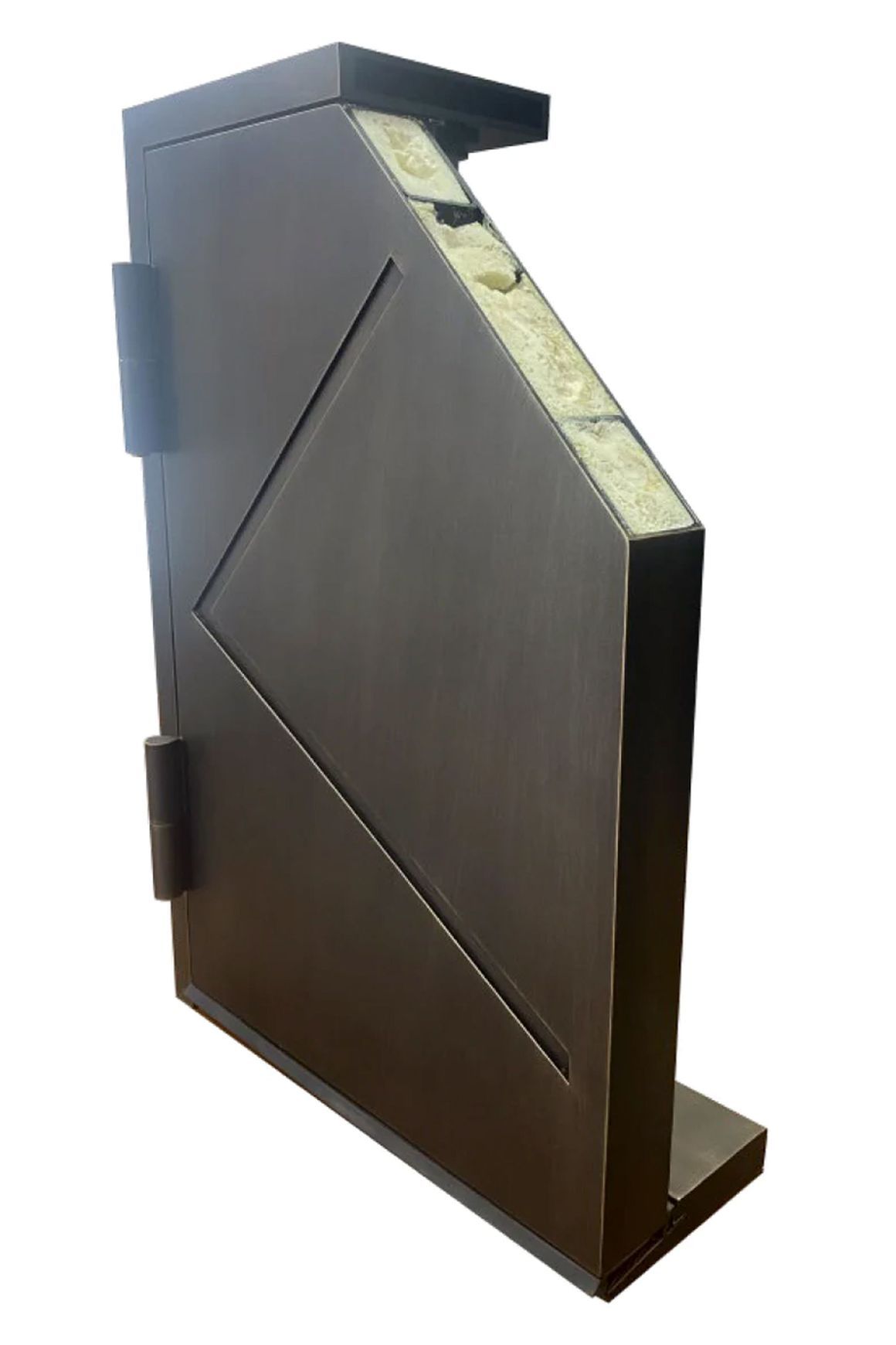 Iron Batten Hinge Entry Doors - Galvanised FWA50