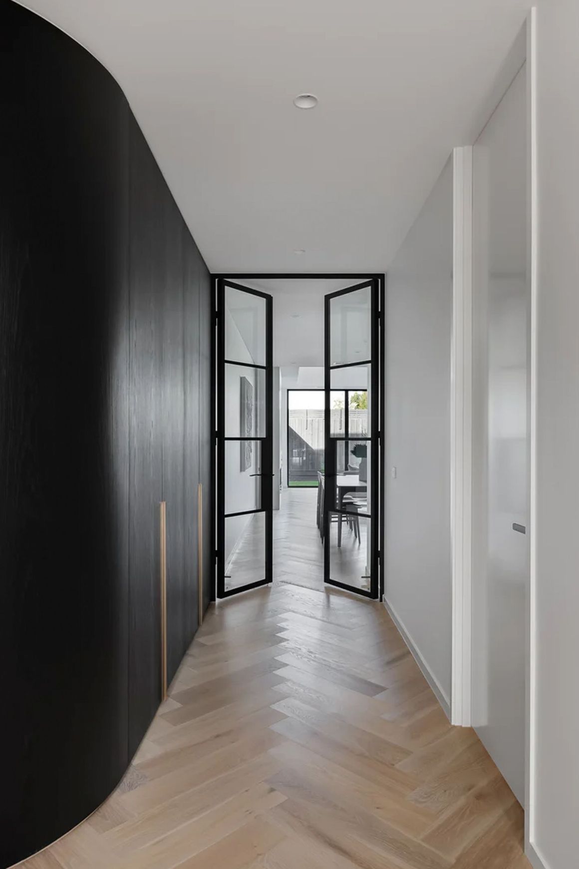 Steel Frame Glass Hinge Doors  - Galvanised FPS50