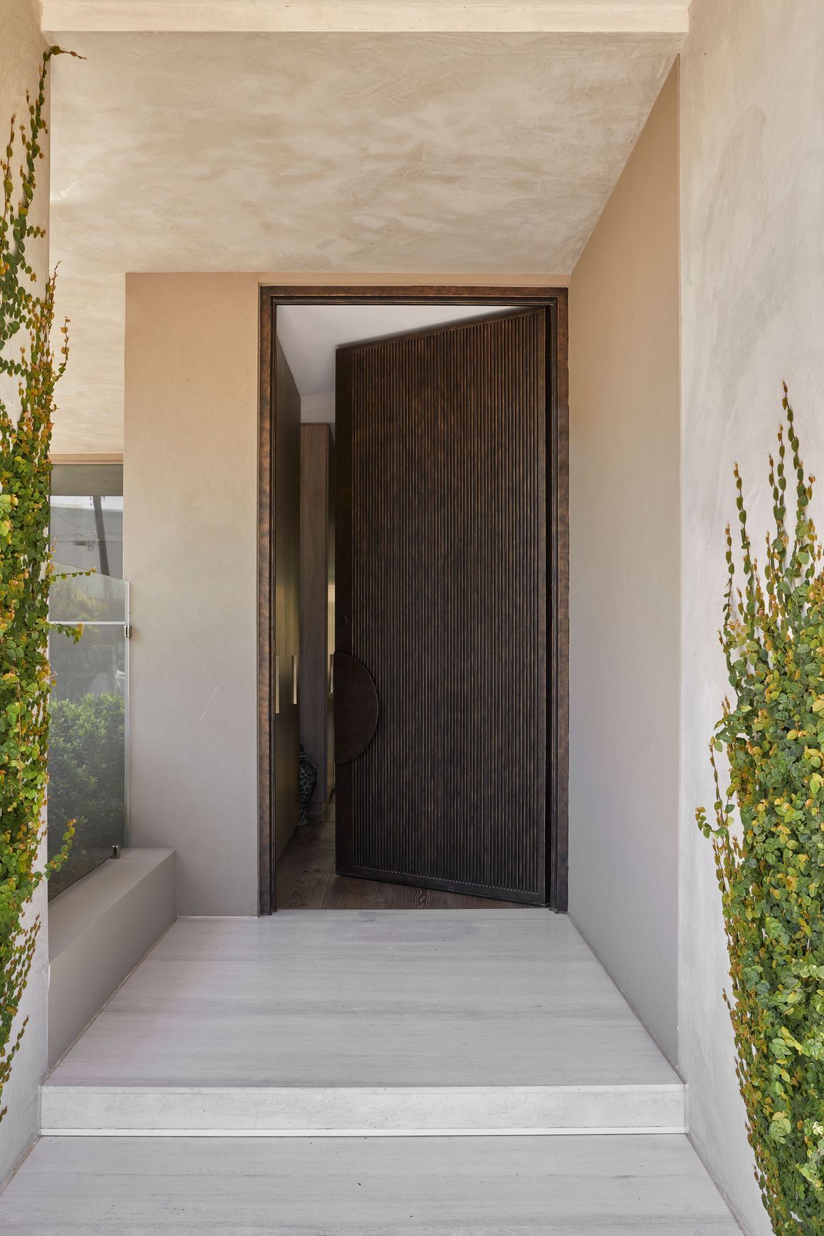Iron Batten Hinge Entry Doors - Galvanised FWA50