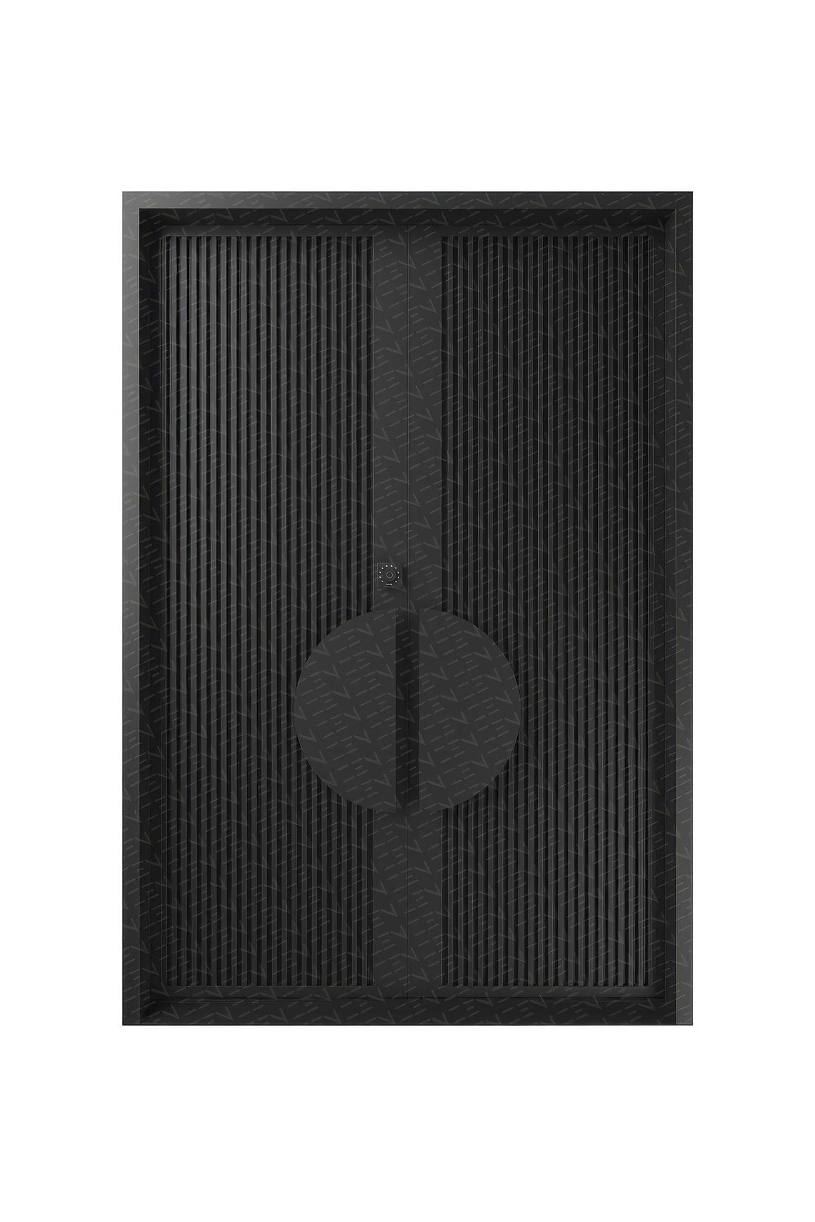 Batten Hinge Entry Double Doors Left - Galvanised FWA50