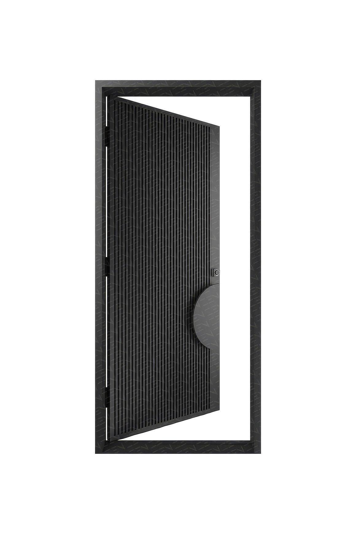 Batten Edge Iron Hinge Door Left Hand– Galvanised