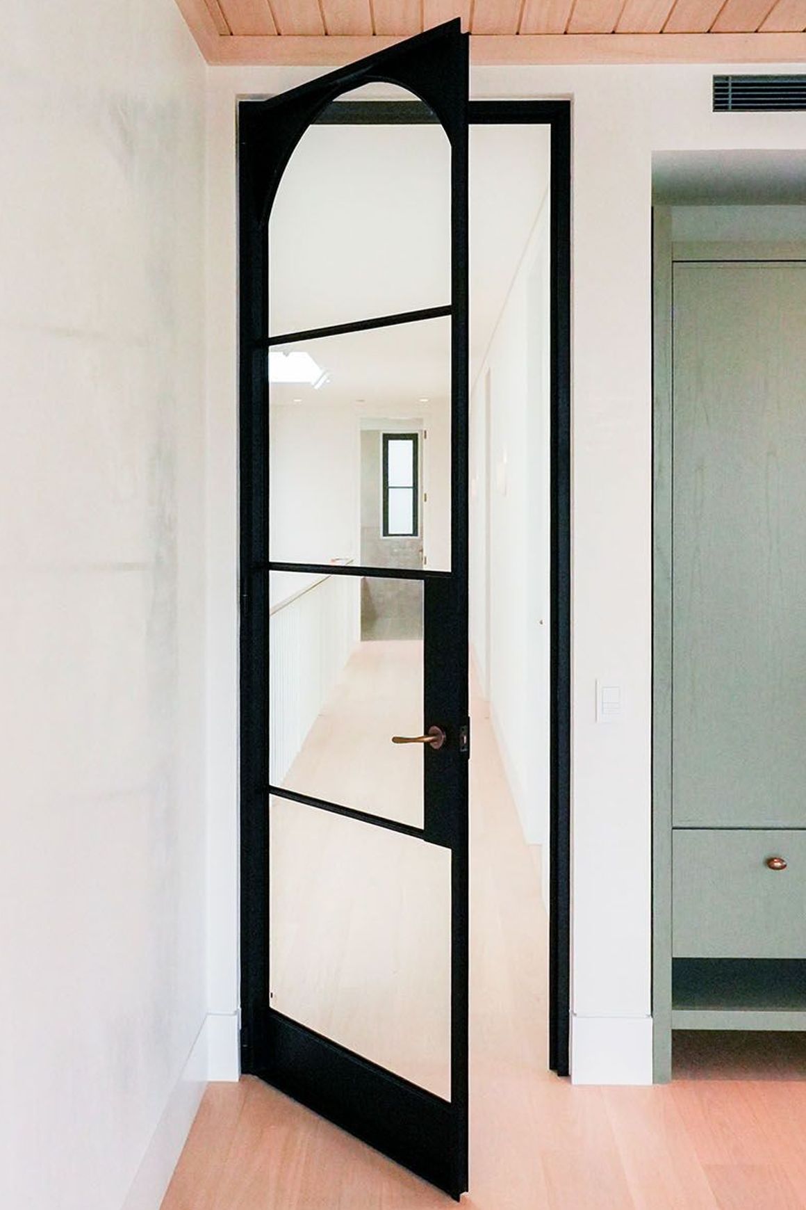 Steel Frame Glass Hinge Doors – Galvanised W20 Profile