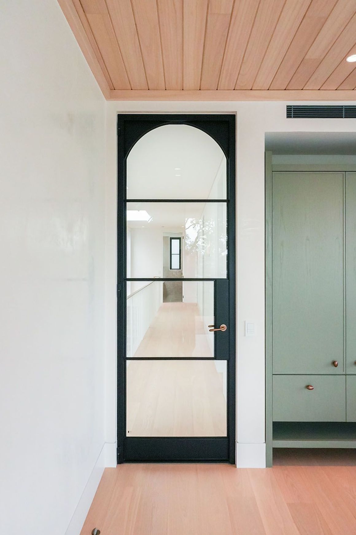 Steel Frame Glass Hinge Doors – Galvanised W20 Profile