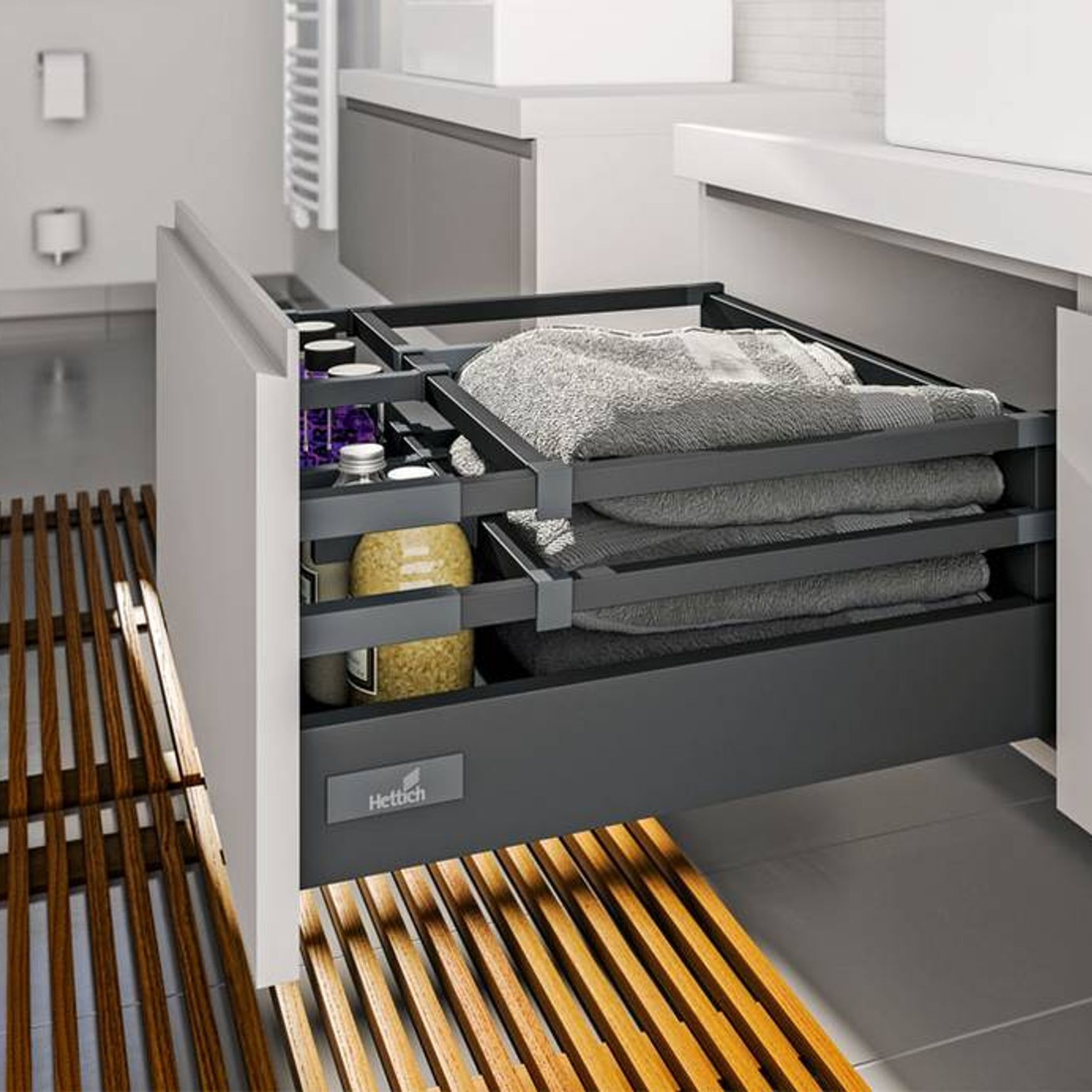 InnoTech Atira | Double-Walled Side & Rail Drawers