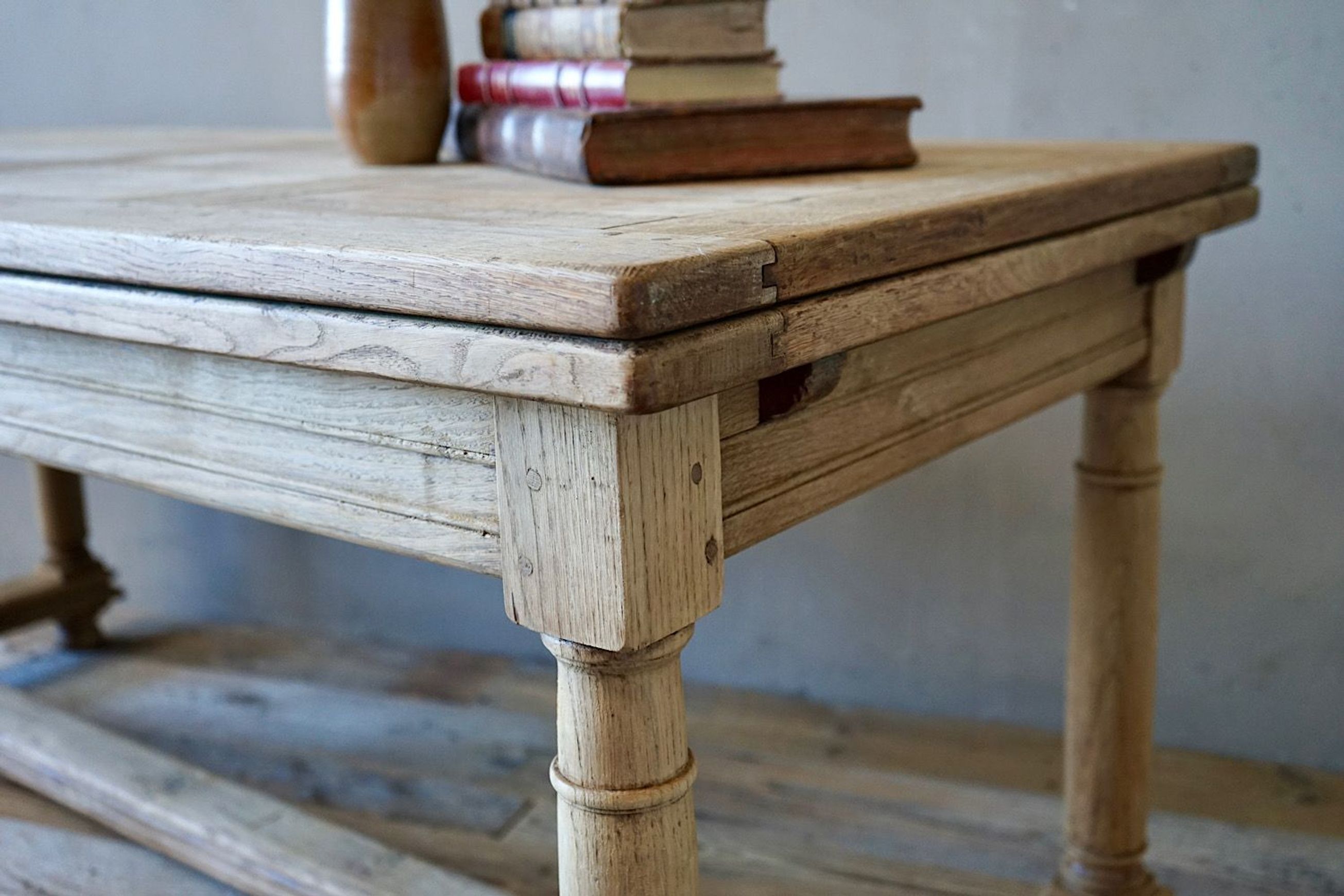 Antique French Oak Dining Table / Desk