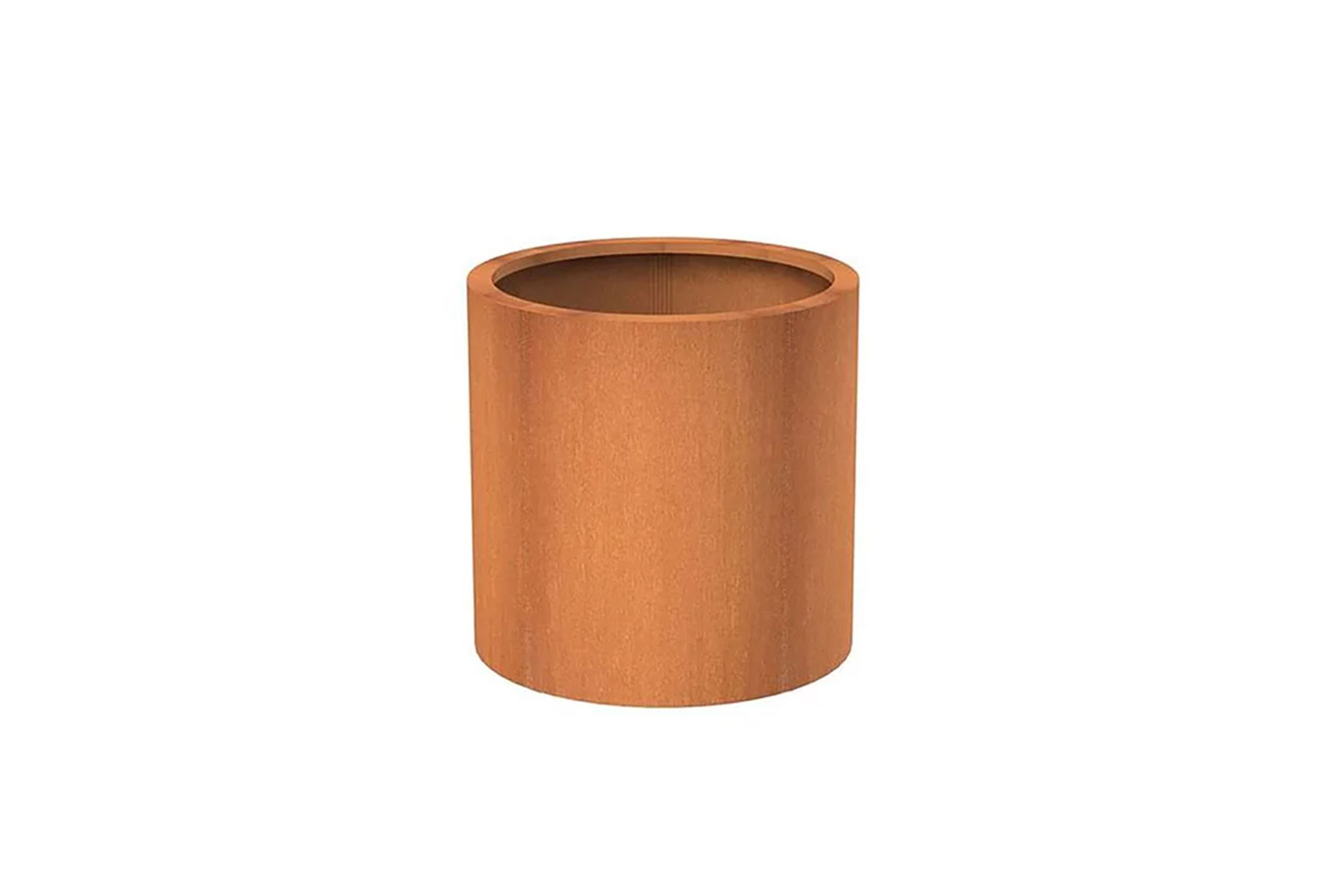 Round Corten Planter