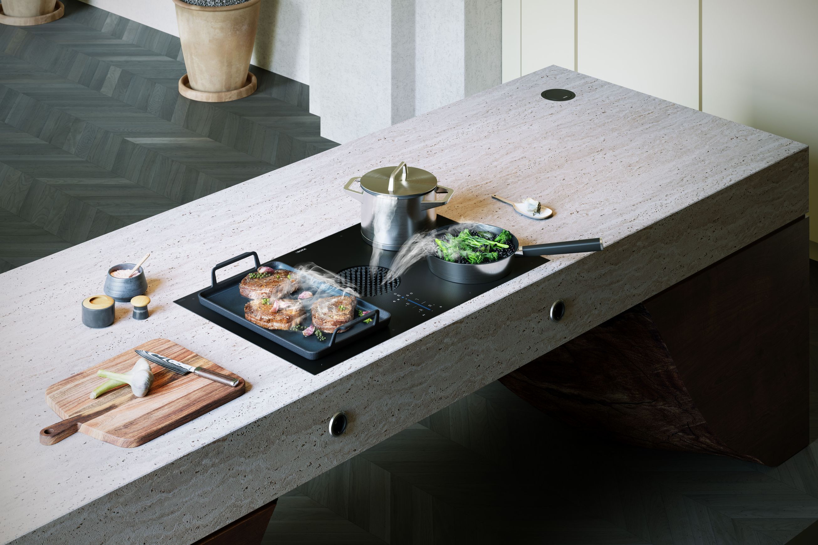 BORA X Pure | Cooktop Extractor System | Matte/Shiny