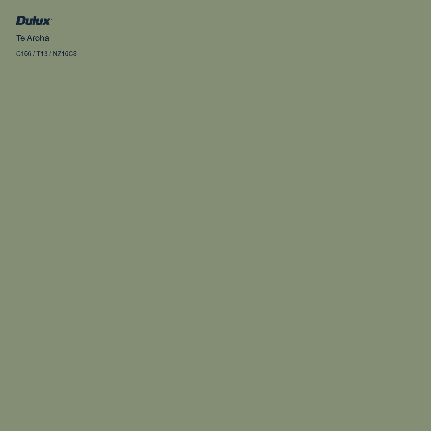 Dulux Te Aroha Paint, Greens