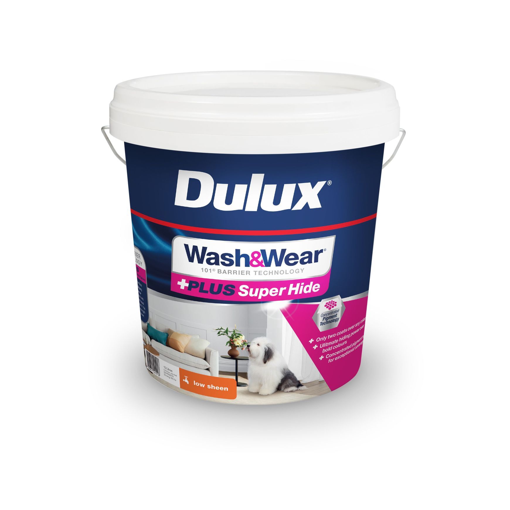 Wash&Wear® +PLUS Super Hide Low Sheen