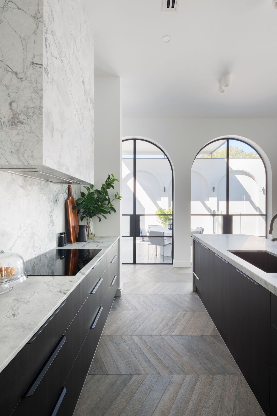 Arched Steel Doors