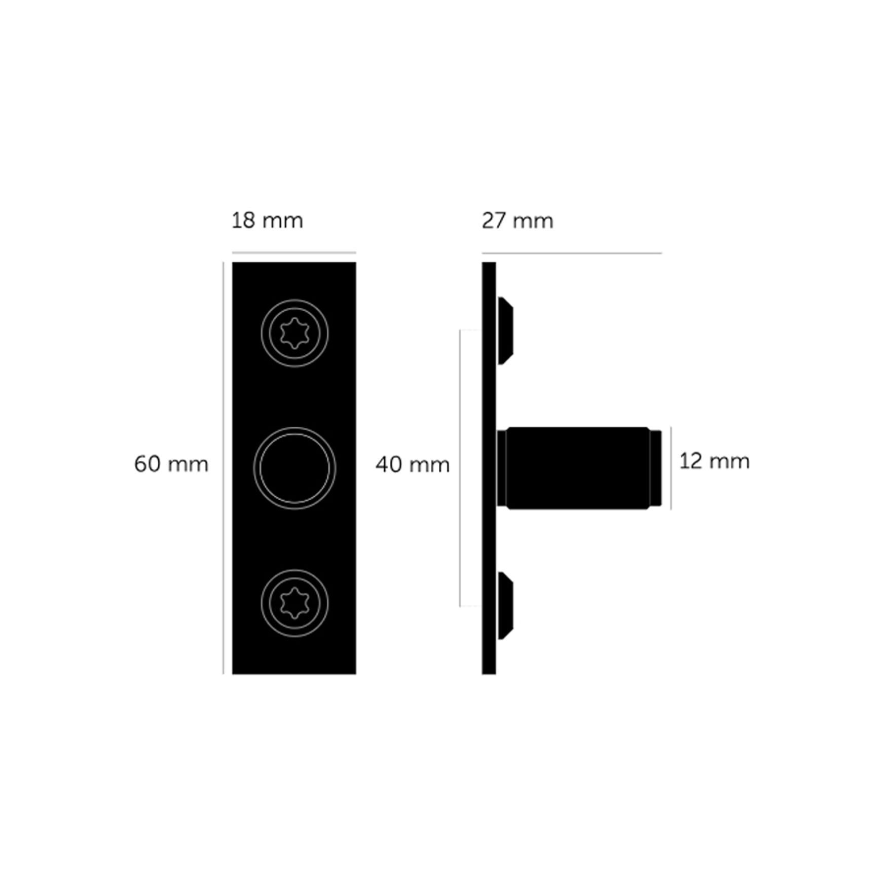 Buster and Punch Linear Furniture Knob Set with Plate