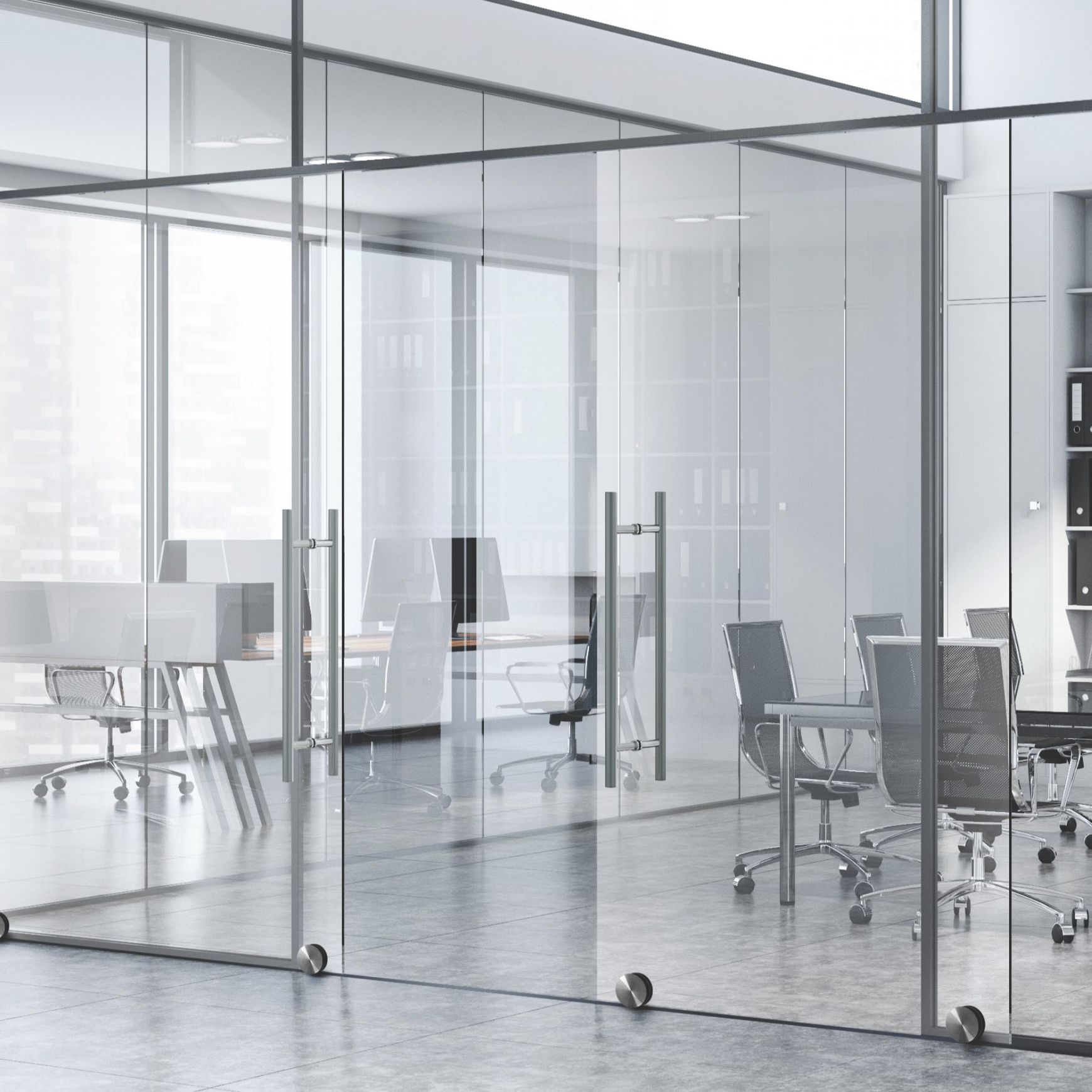 Rolline™ Frameless Glass Sliding Door System