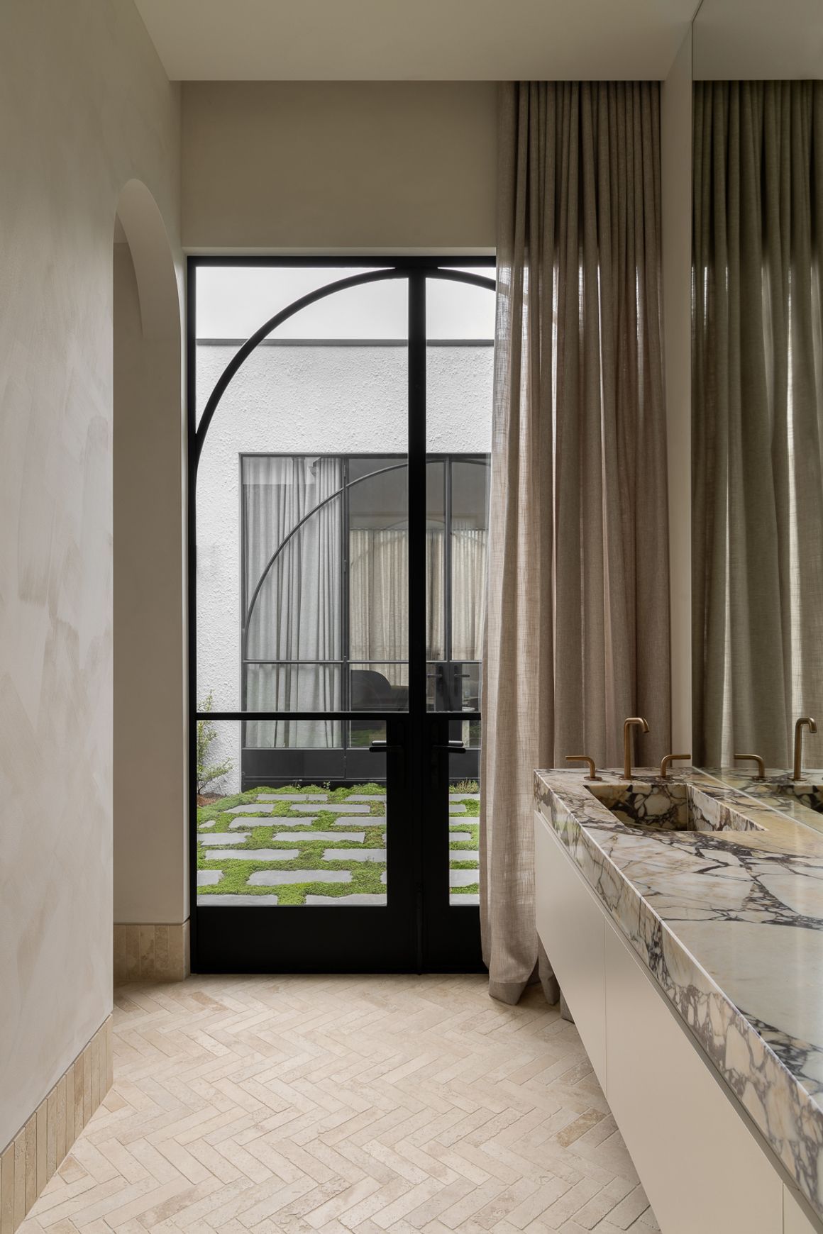 Arched Steel Doors