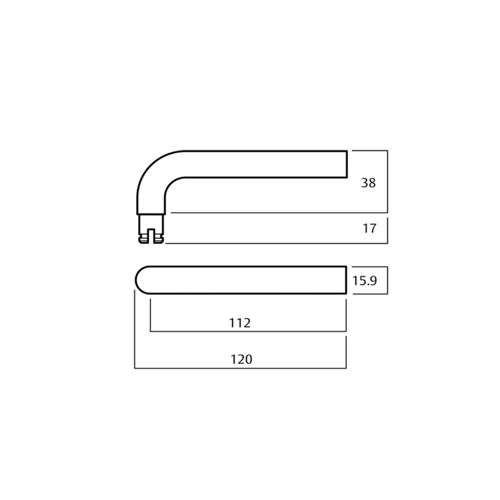 Lockwood 4800 Series Narrow Stile Plate Furniture