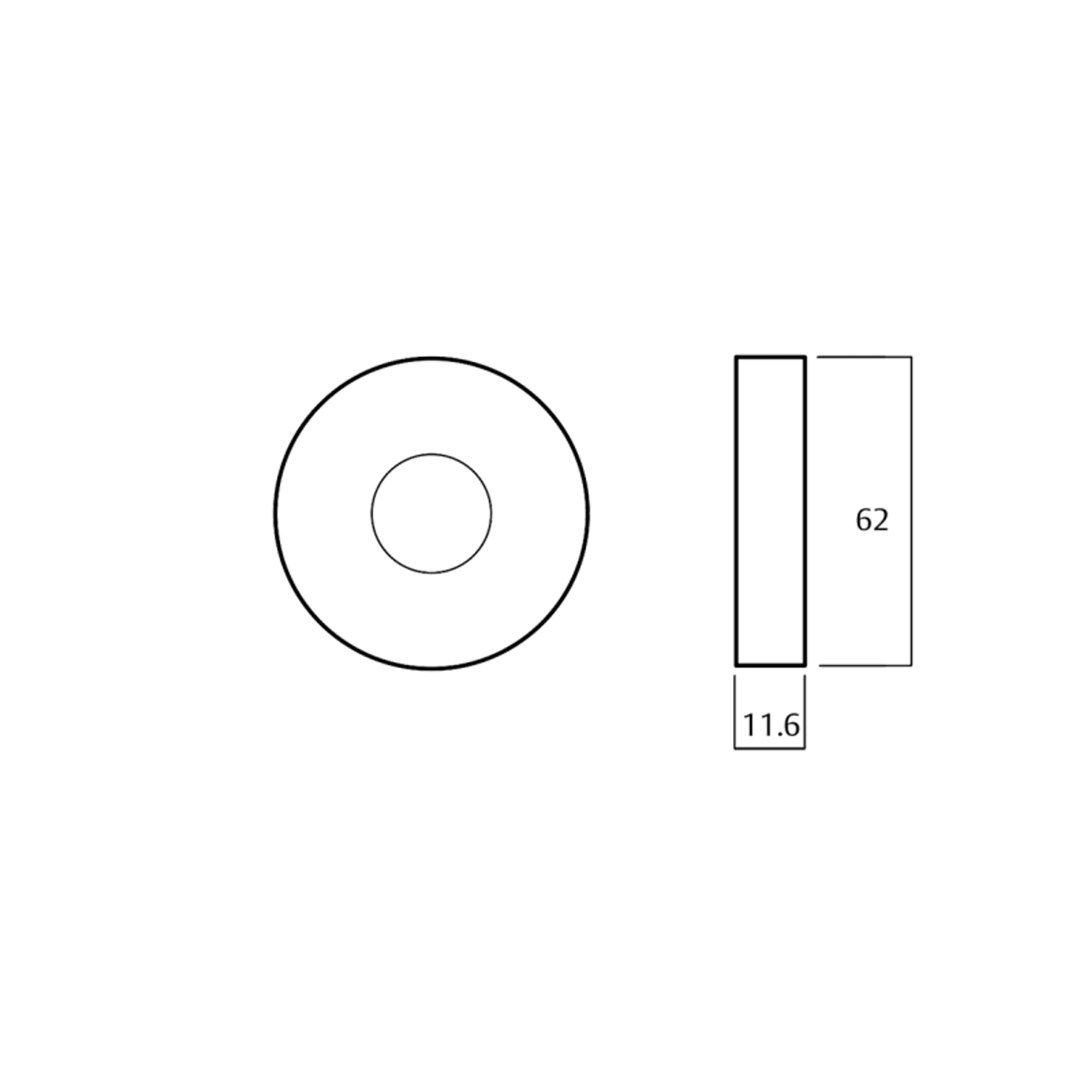 Lockwood 1370 Series Brass Door Handles
