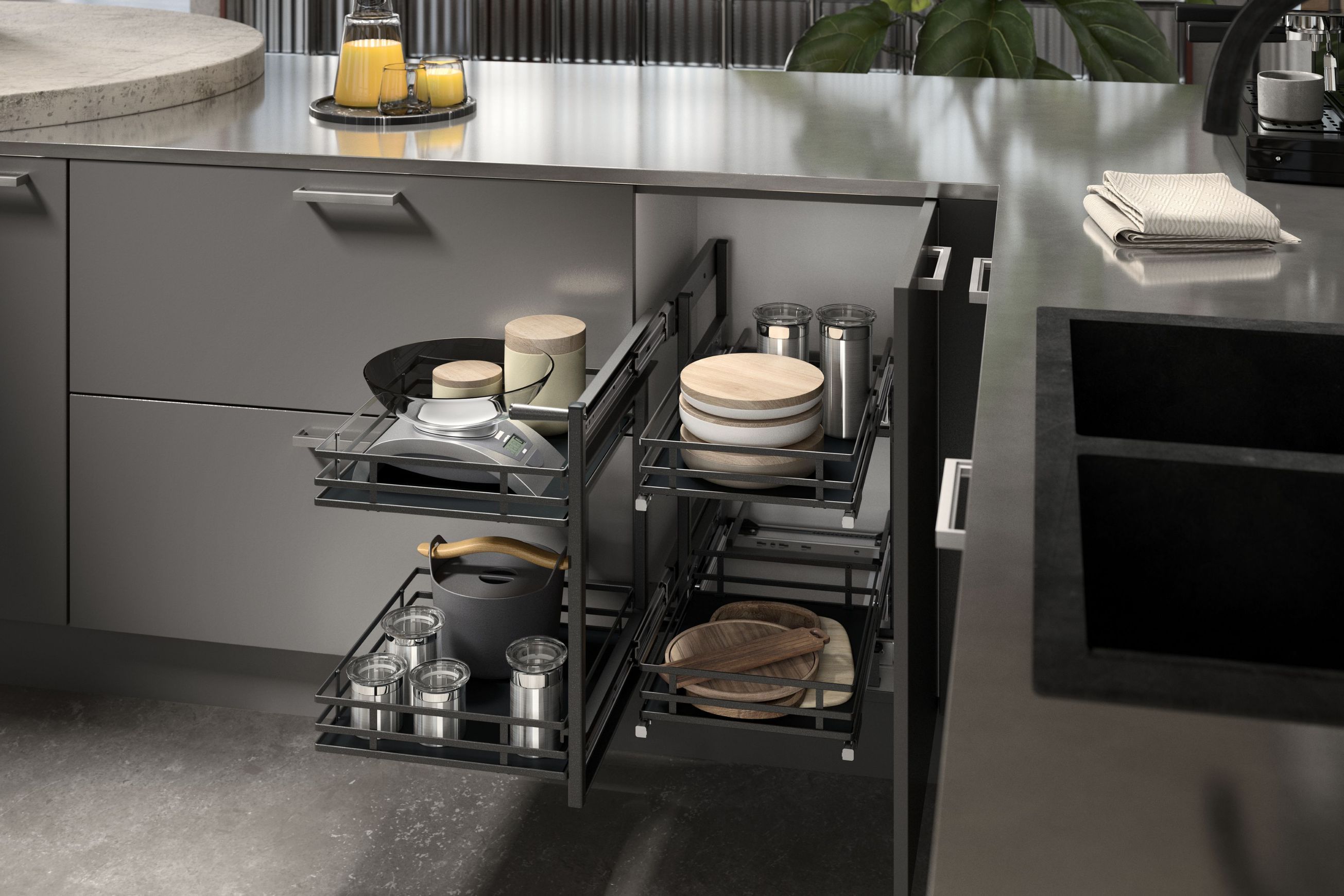 Orta | Corner cabinet pull-out