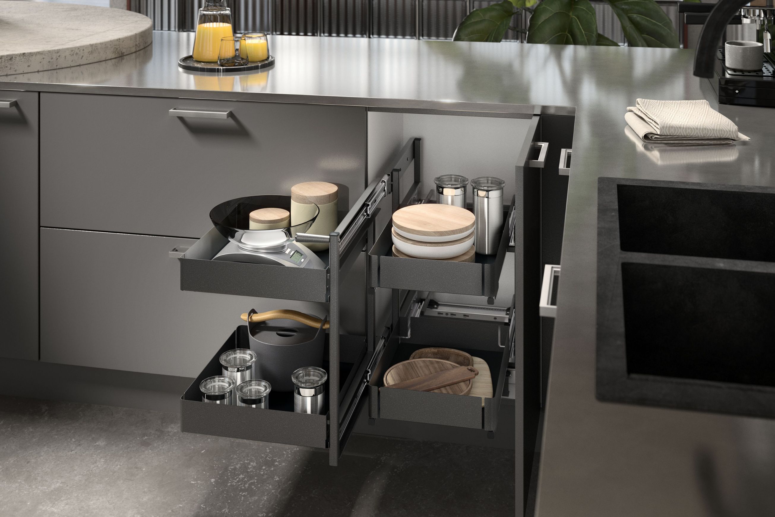 Orta | Corner cabinet pull-out