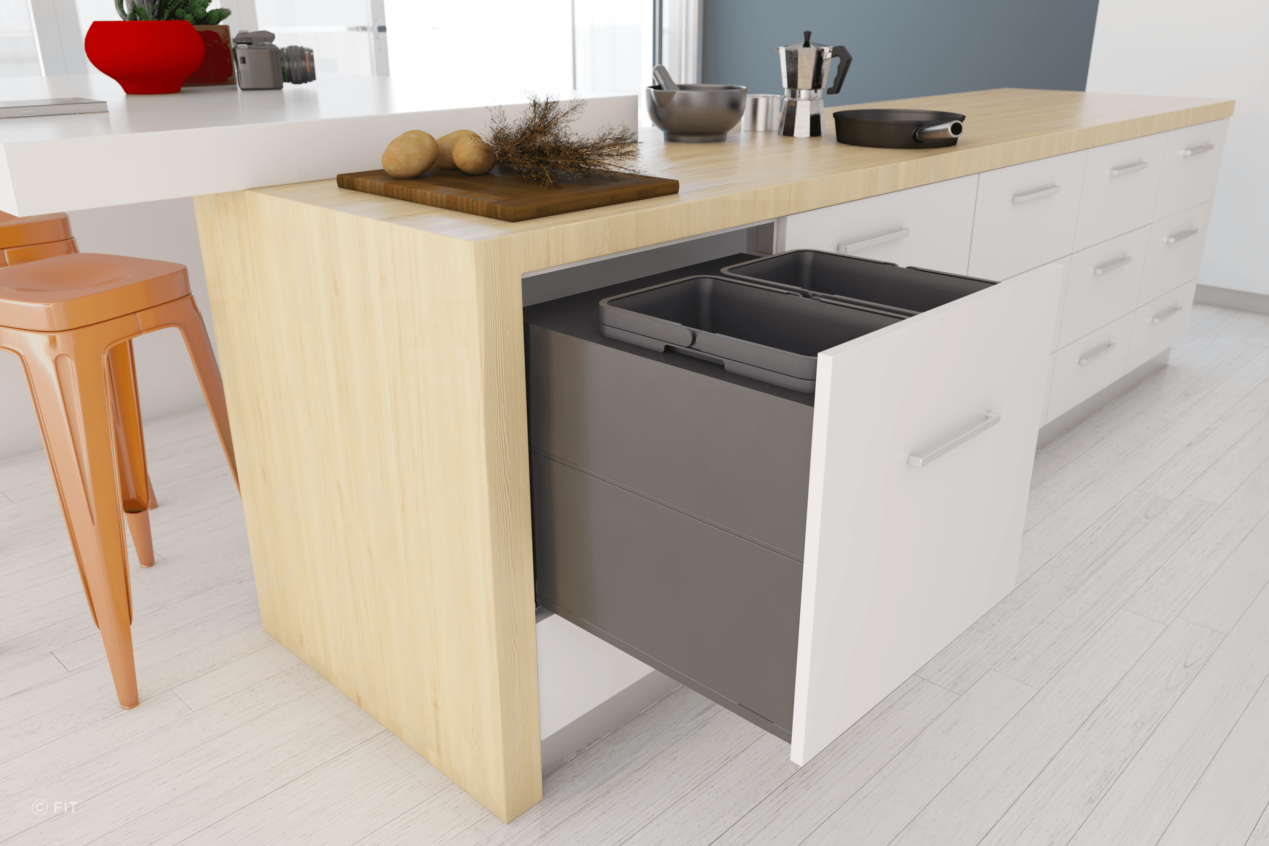 Tanova Kitchen Bins To Suit Legrabox Drawers