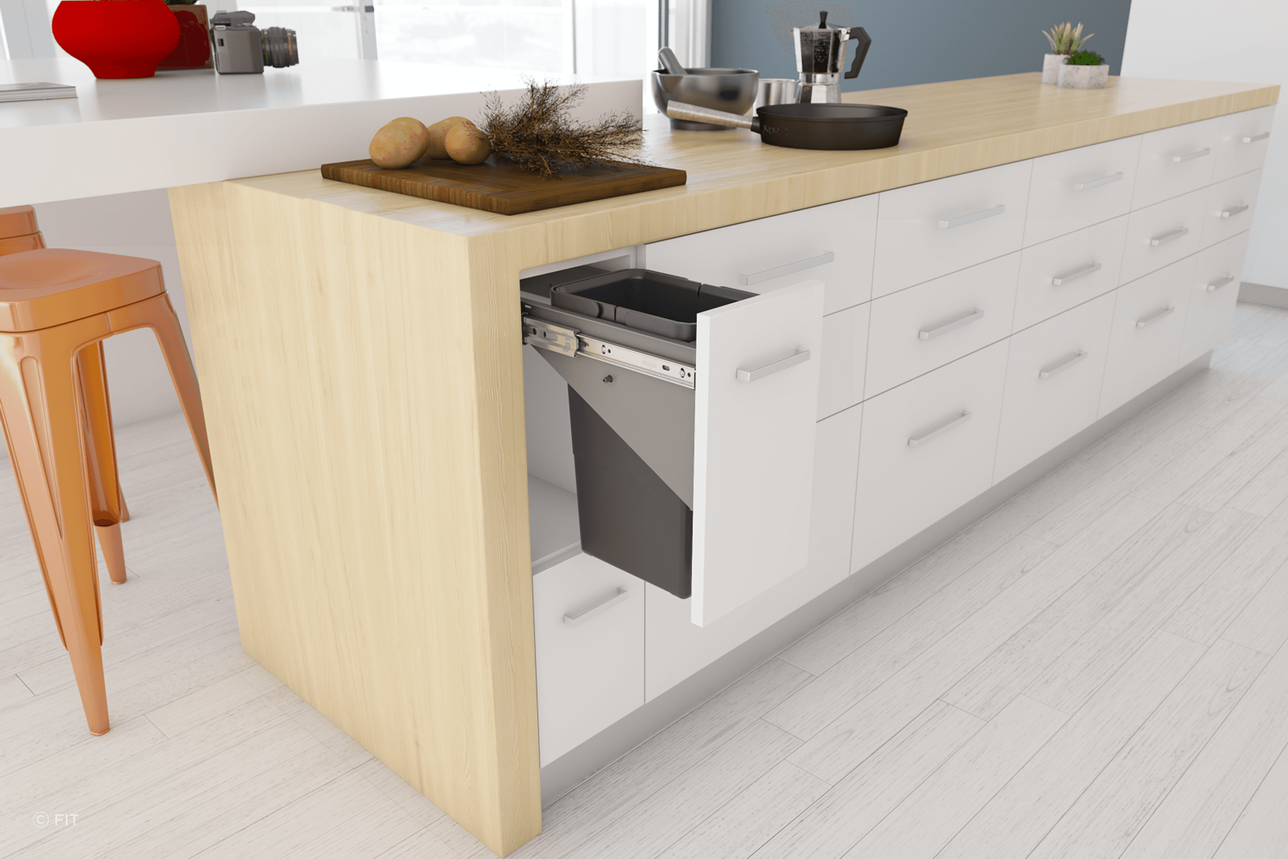Tanova Simplex Pull Out Kitchen Bins