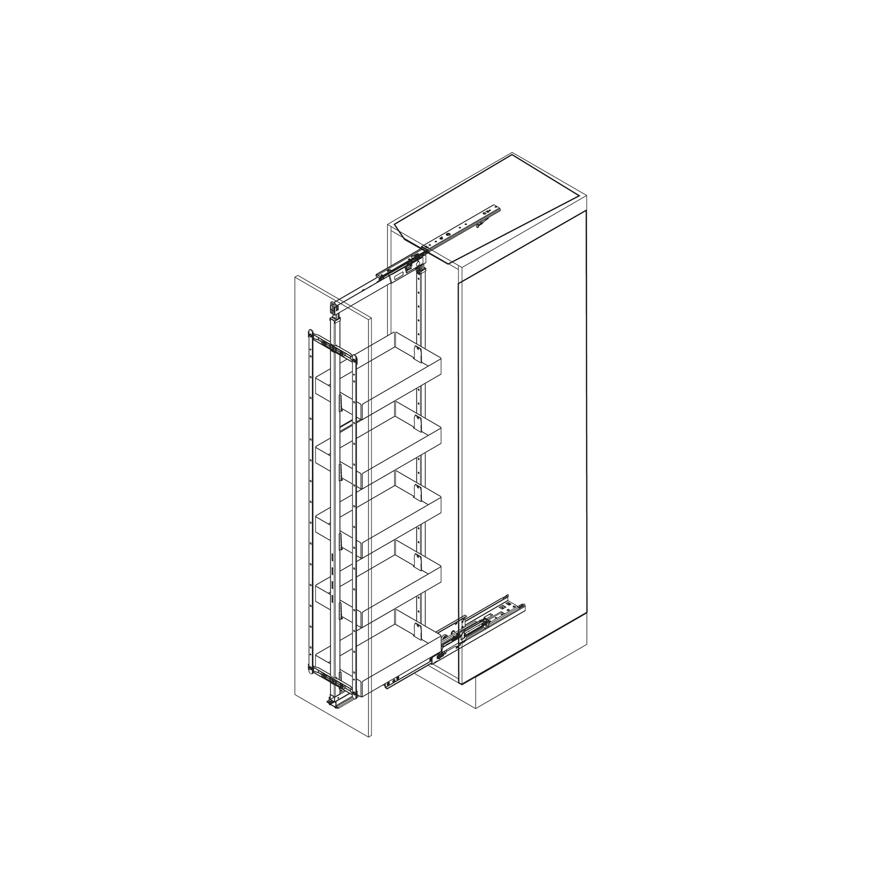 Essentio® by Vauth-Sagel: VS TAL Larder Pull Out Pantry