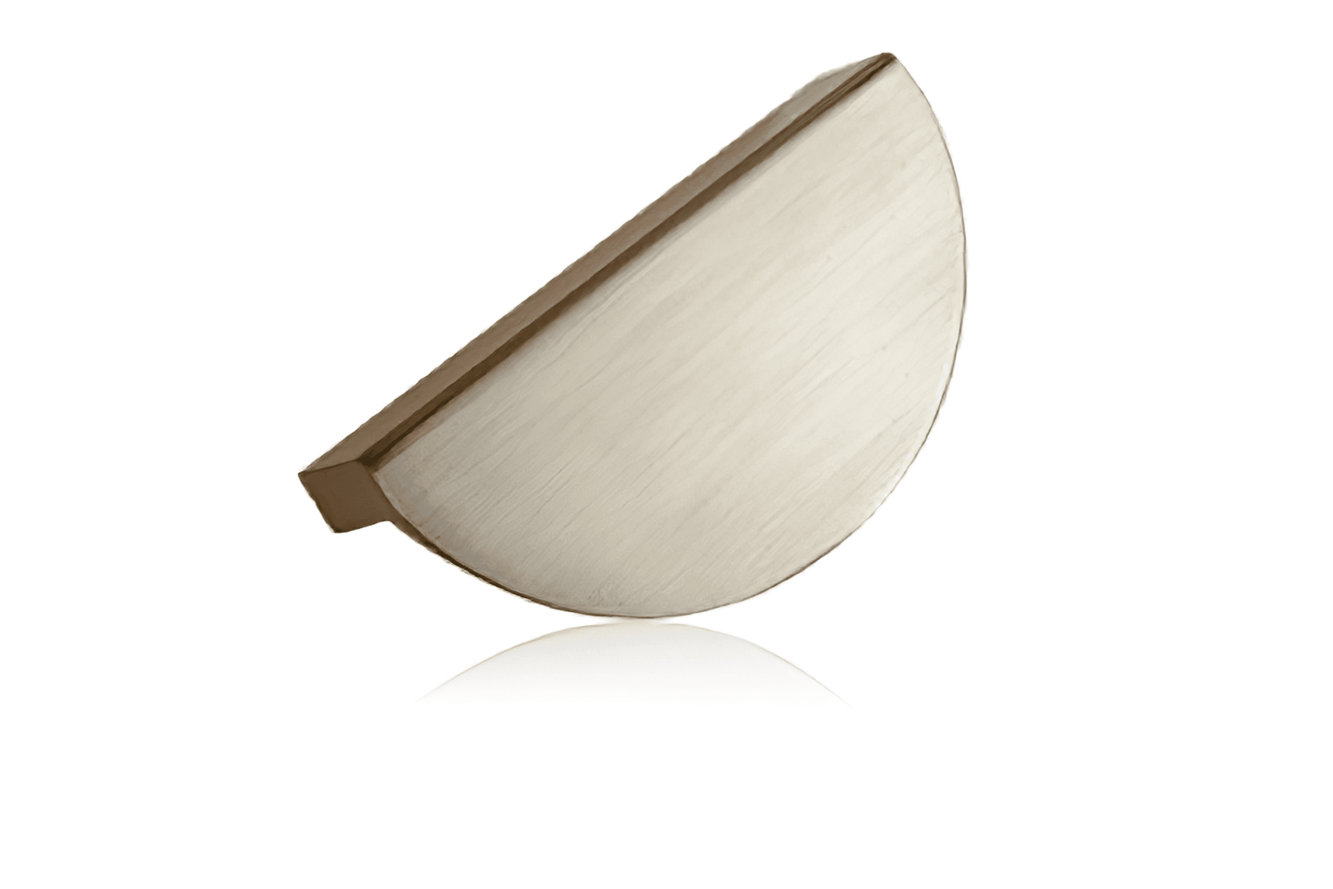 Krome Half Moon Handle 64mm Brushed Nickel