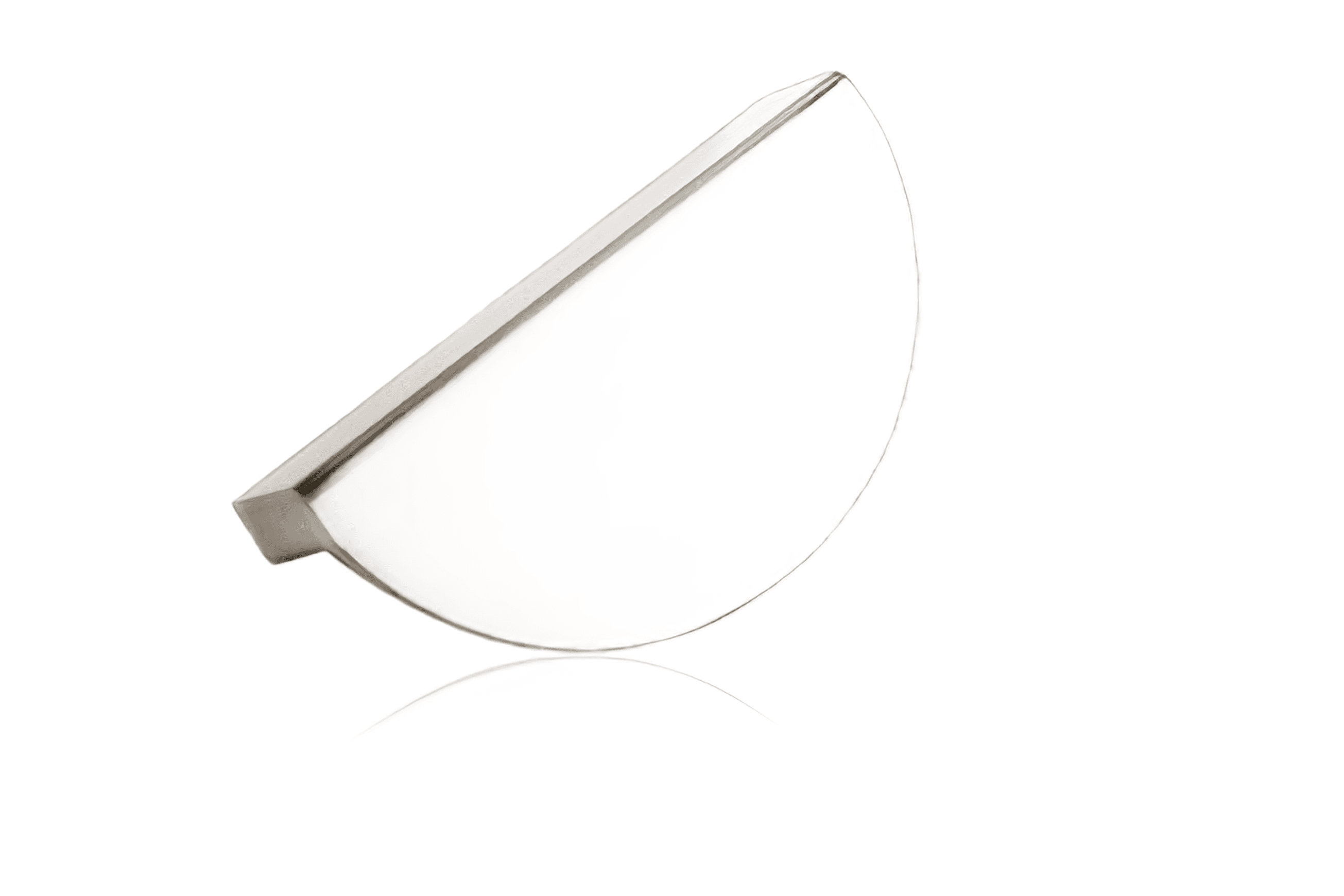 Krome Half Moon Handle 64mm Matt White