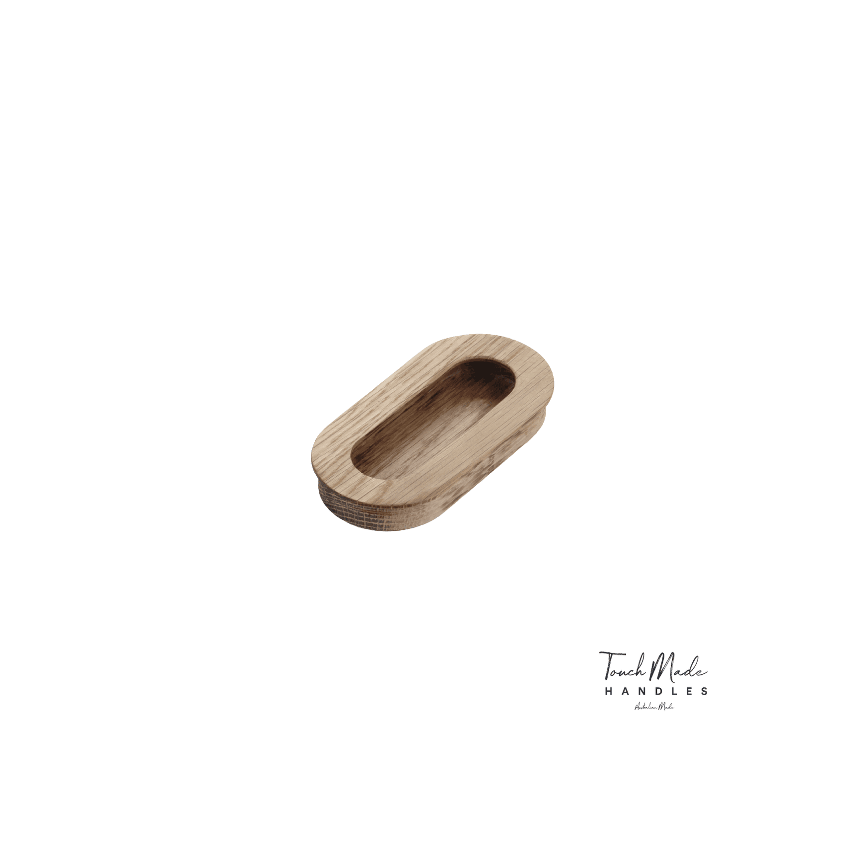 Cascade Recessed Oval Small Timber Handles