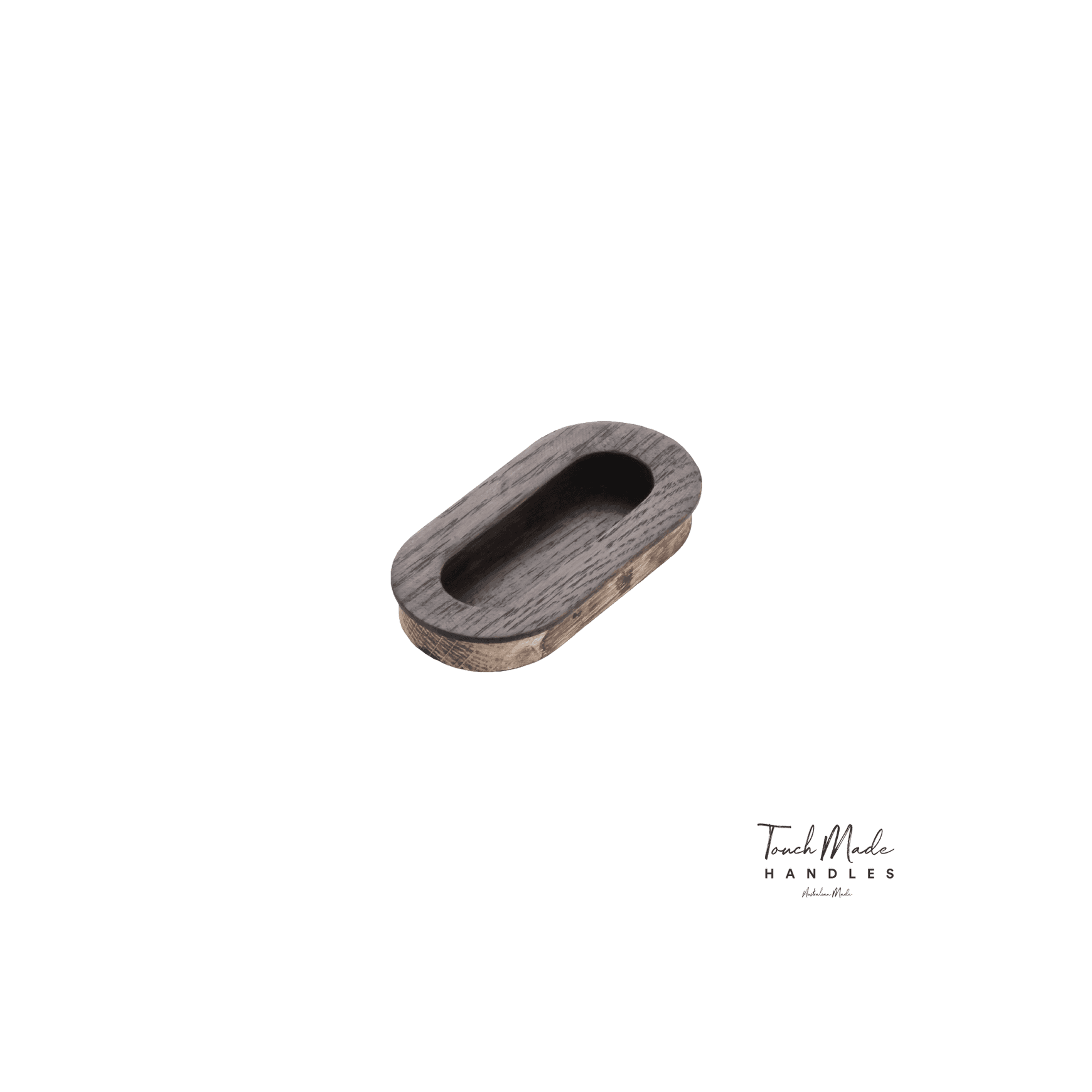 Cascade Recessed Oval Small Timber Handles