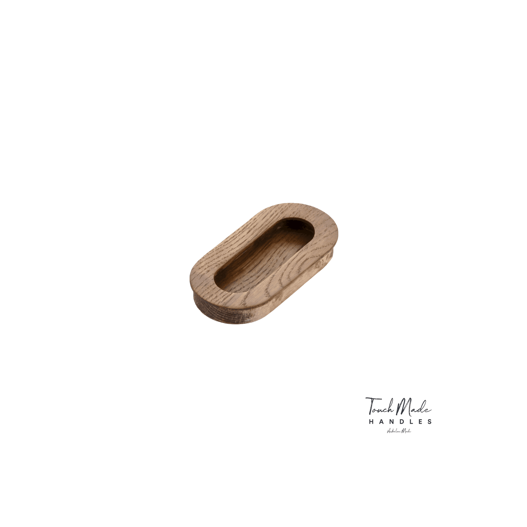 Cascade Recessed Oval Small Timber Handles