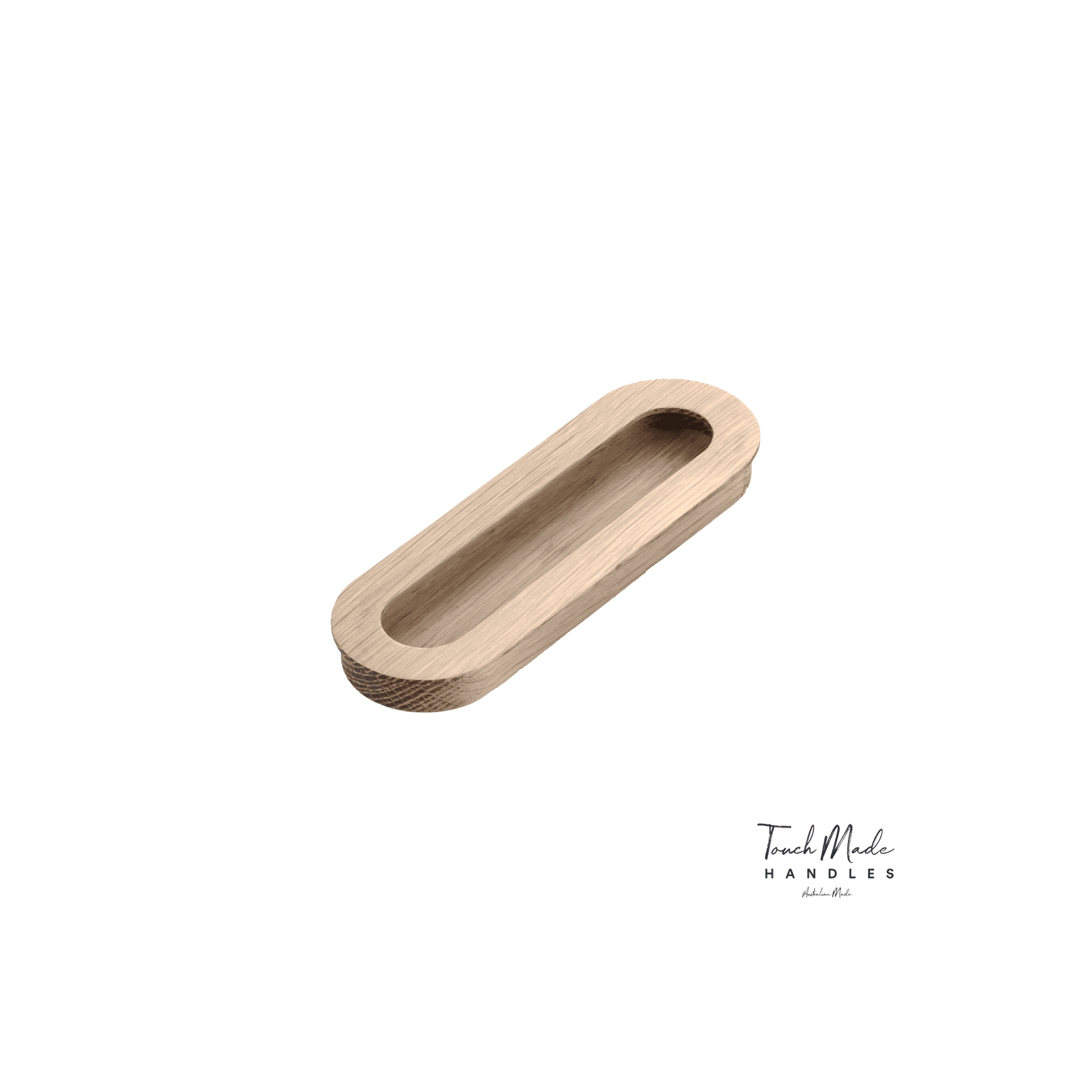Cascade Recessed Oval Small Timber Handles