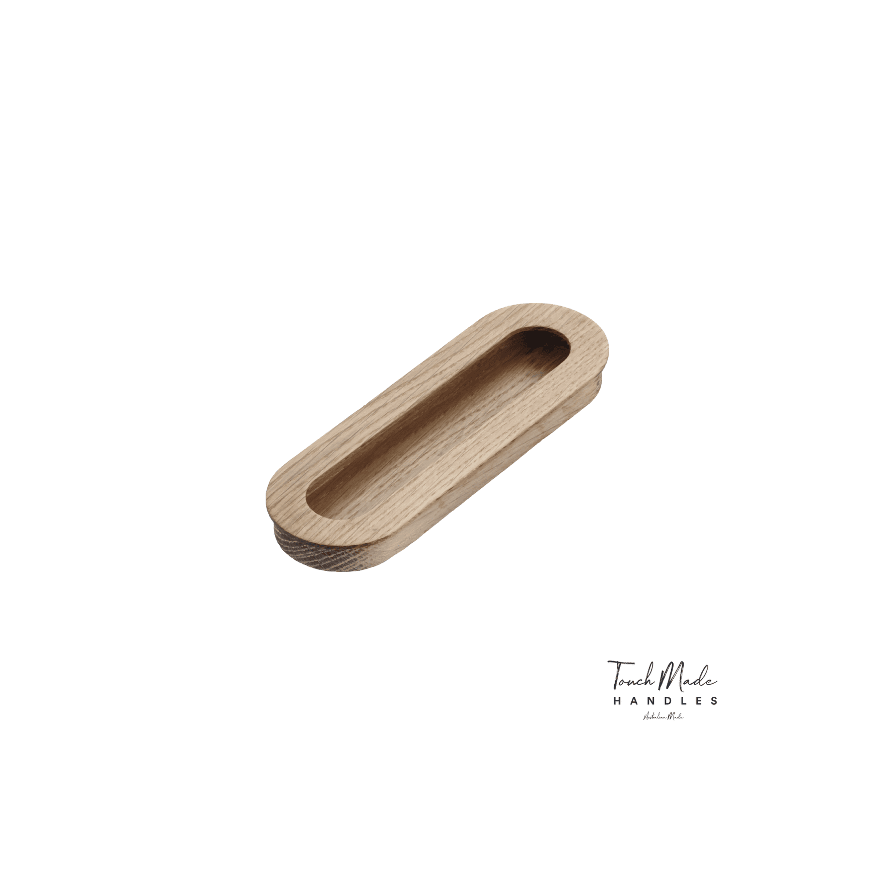 Cascade Recessed Oval Small Timber Handles