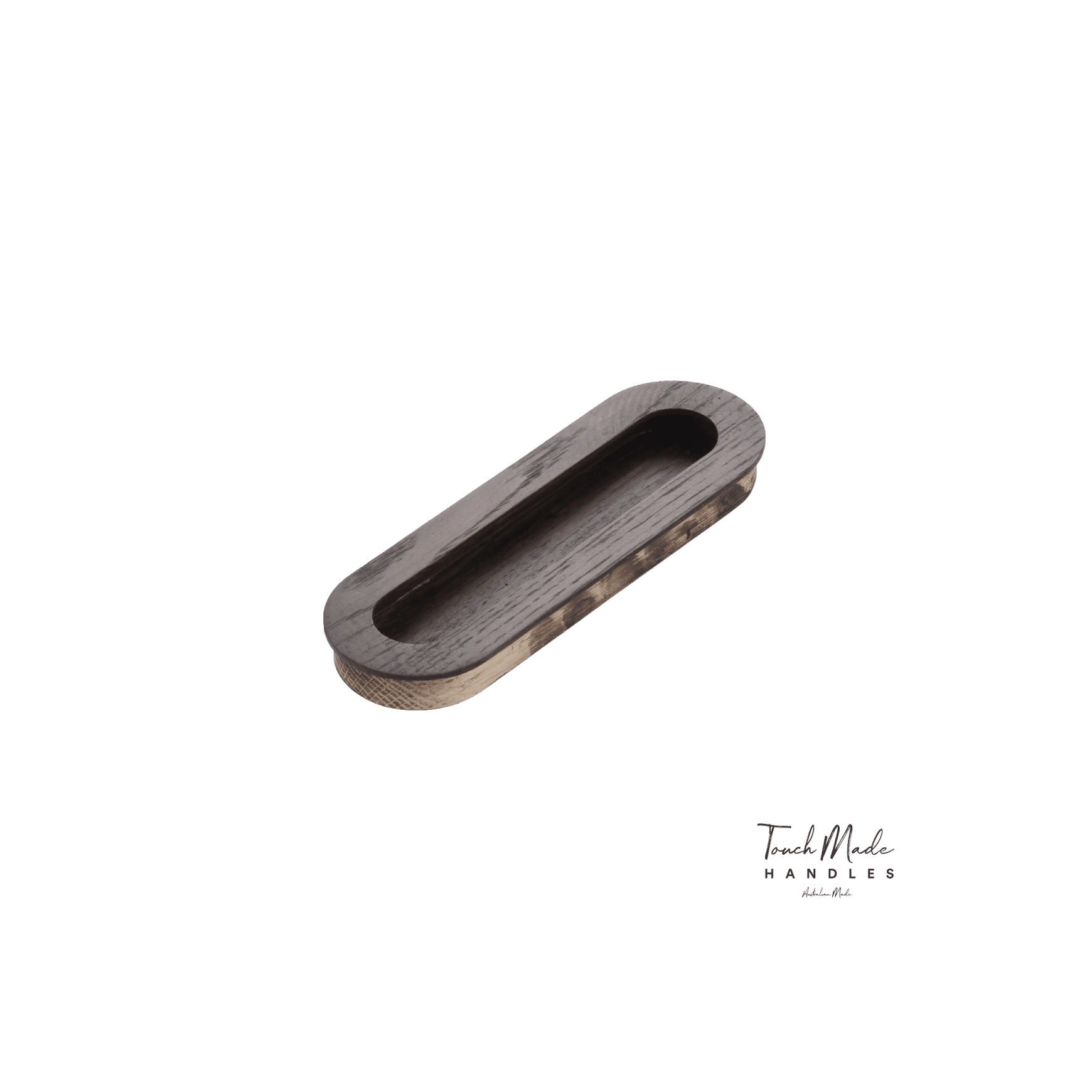 Cascade Recessed Oval Small Timber Handles