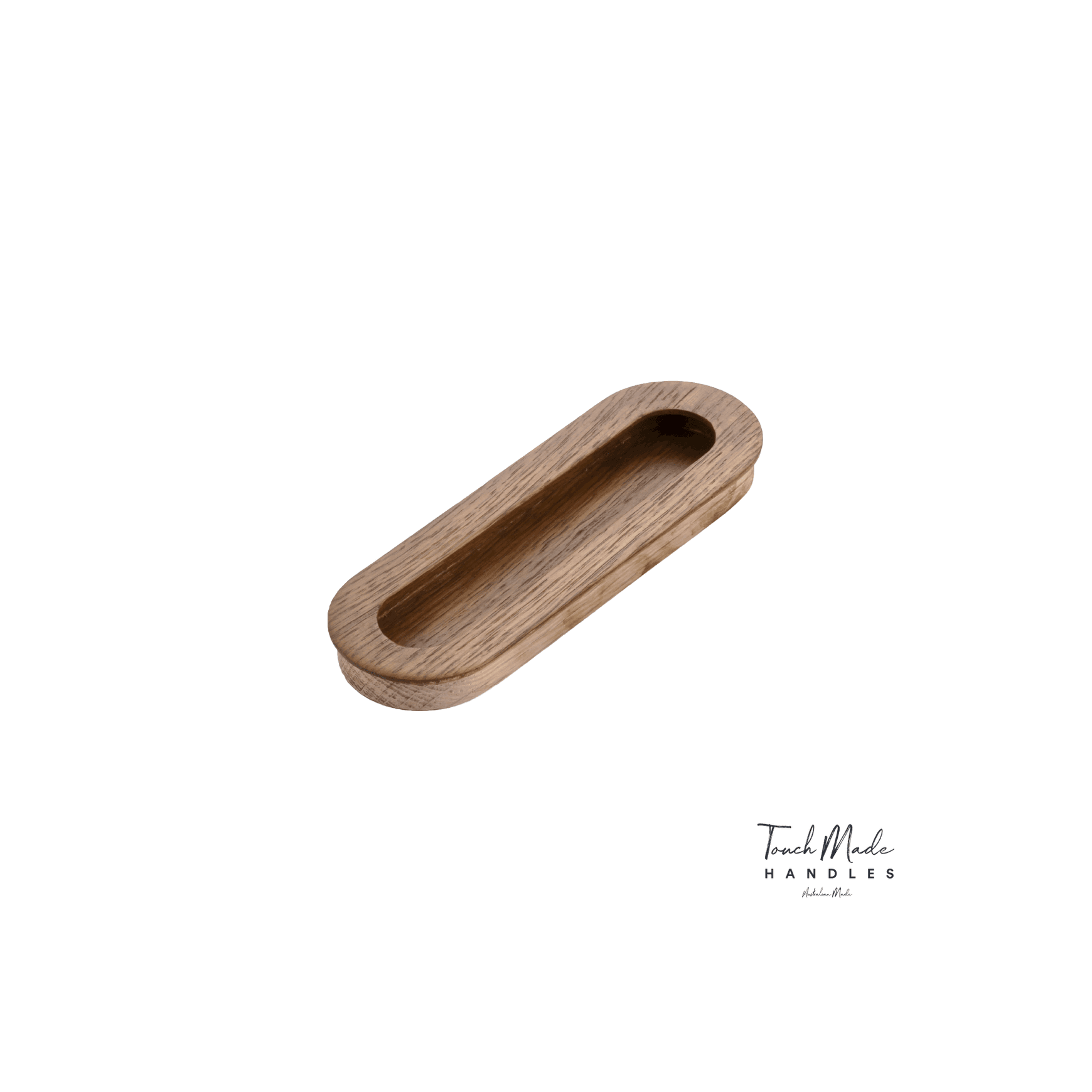 Cascade Recessed Oval Small Timber Handles