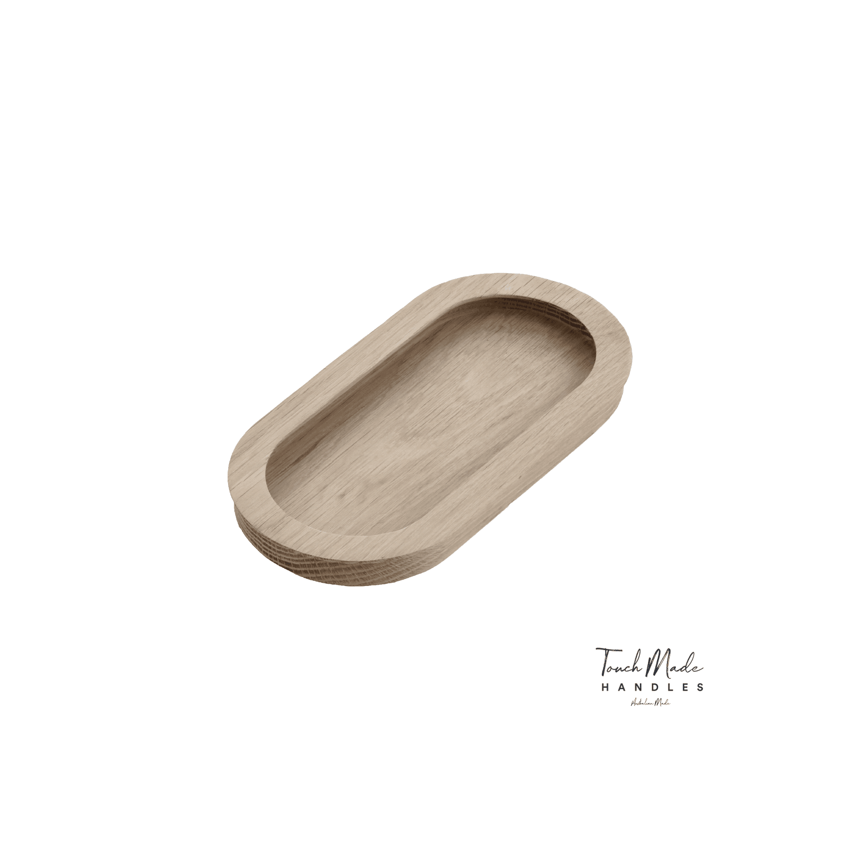Cascade Recessed Oval Large Timber Handles