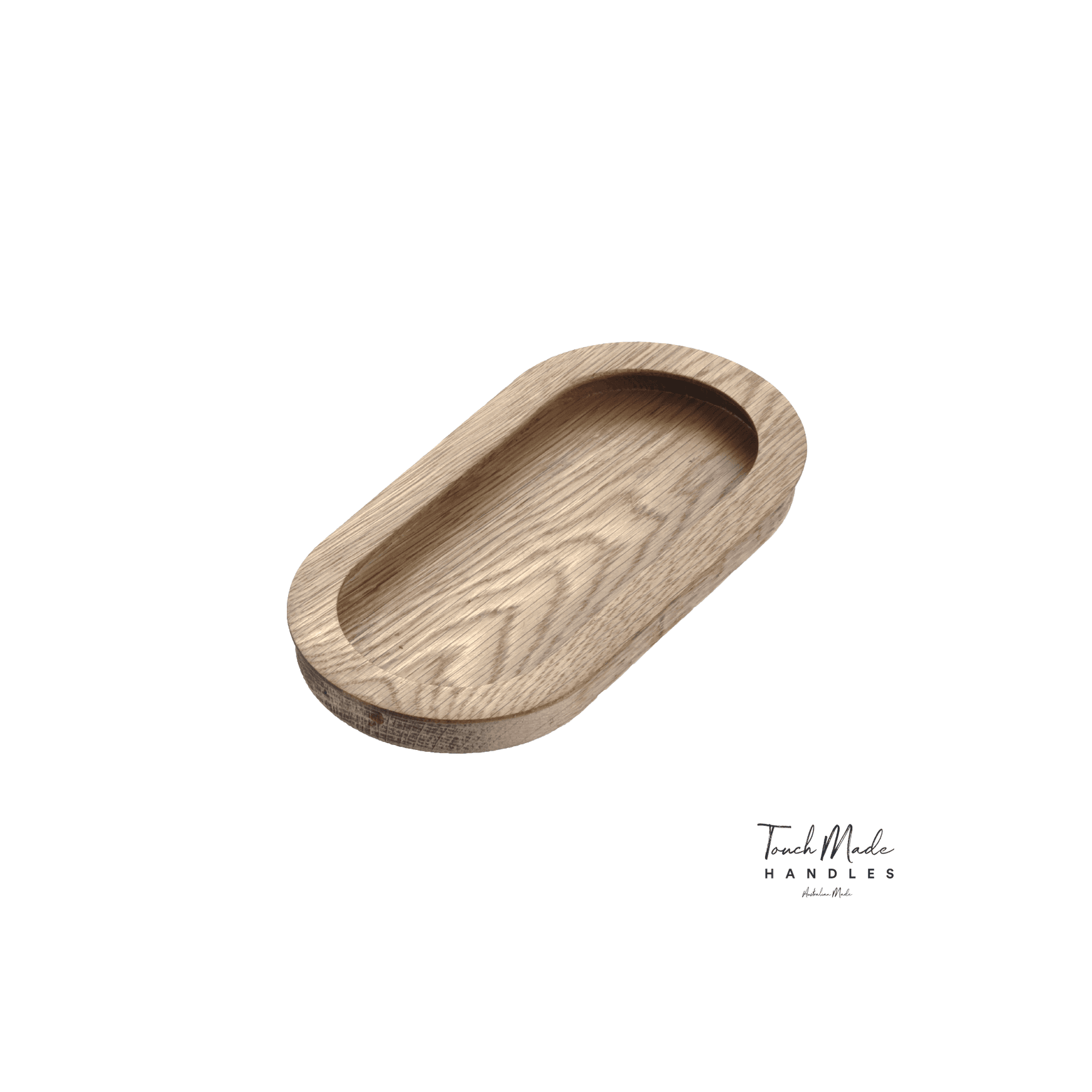 Cascade Recessed Oval Large Timber Handles